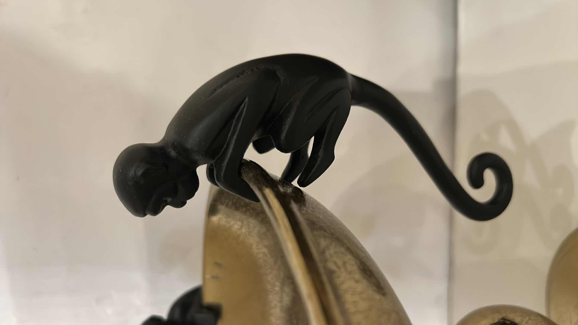 Photo 1 of ANTIQUE MONKEY JARDINIERE H91/4”