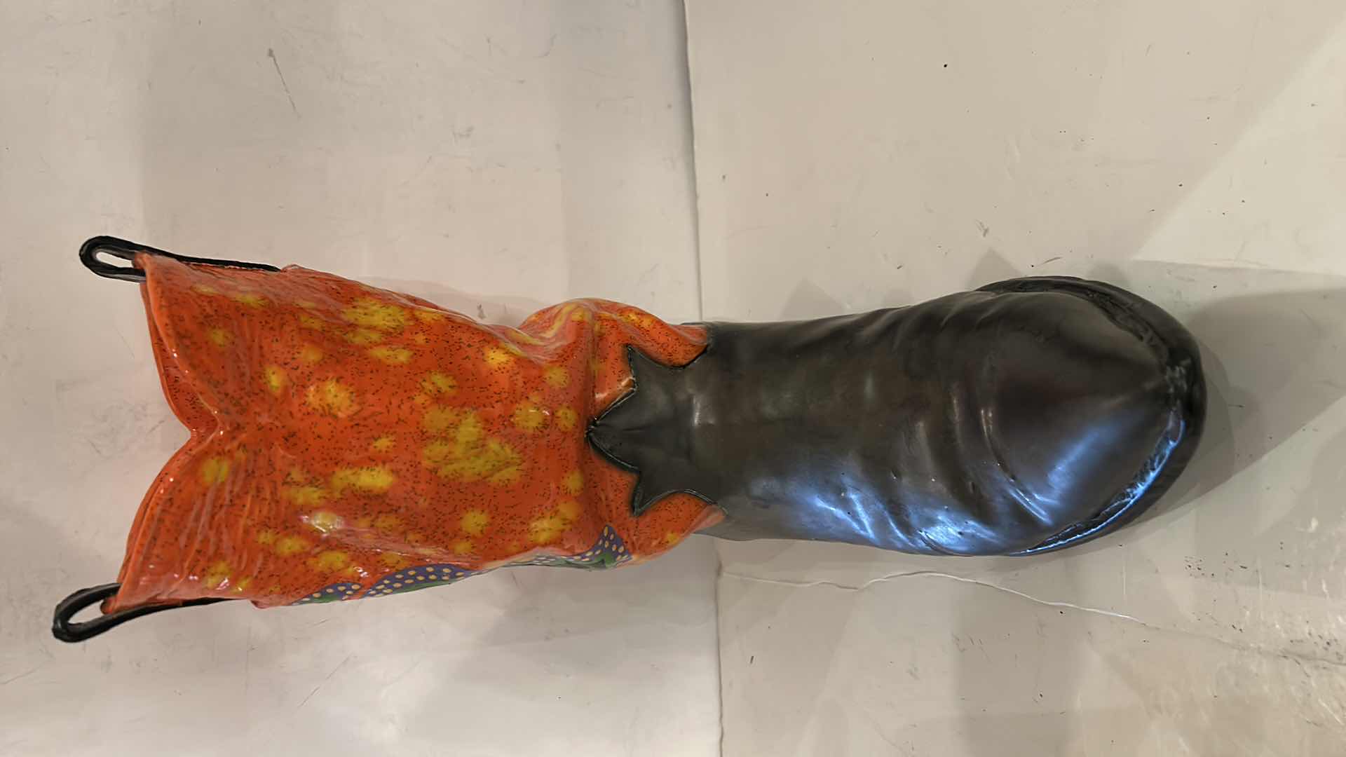 Photo 1 of 1989 HANDCRAFTED CERAMIC COWBOY BOOT FROM WIERCK STUDIO IN SCOTTSDALE ARIZONA H12”