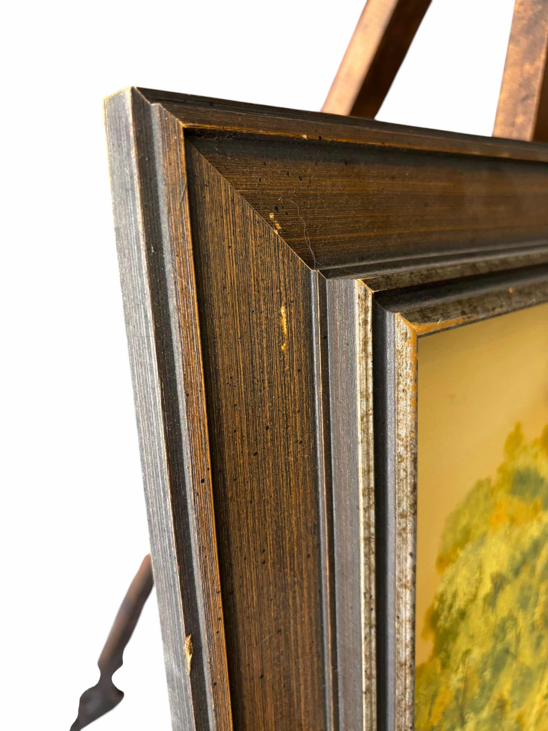 Photo 1 of FRAMED ART LANDSCAPE OIL PAINTING SIGNED BY R SMITH 22” X 28” (SEE NOTES)