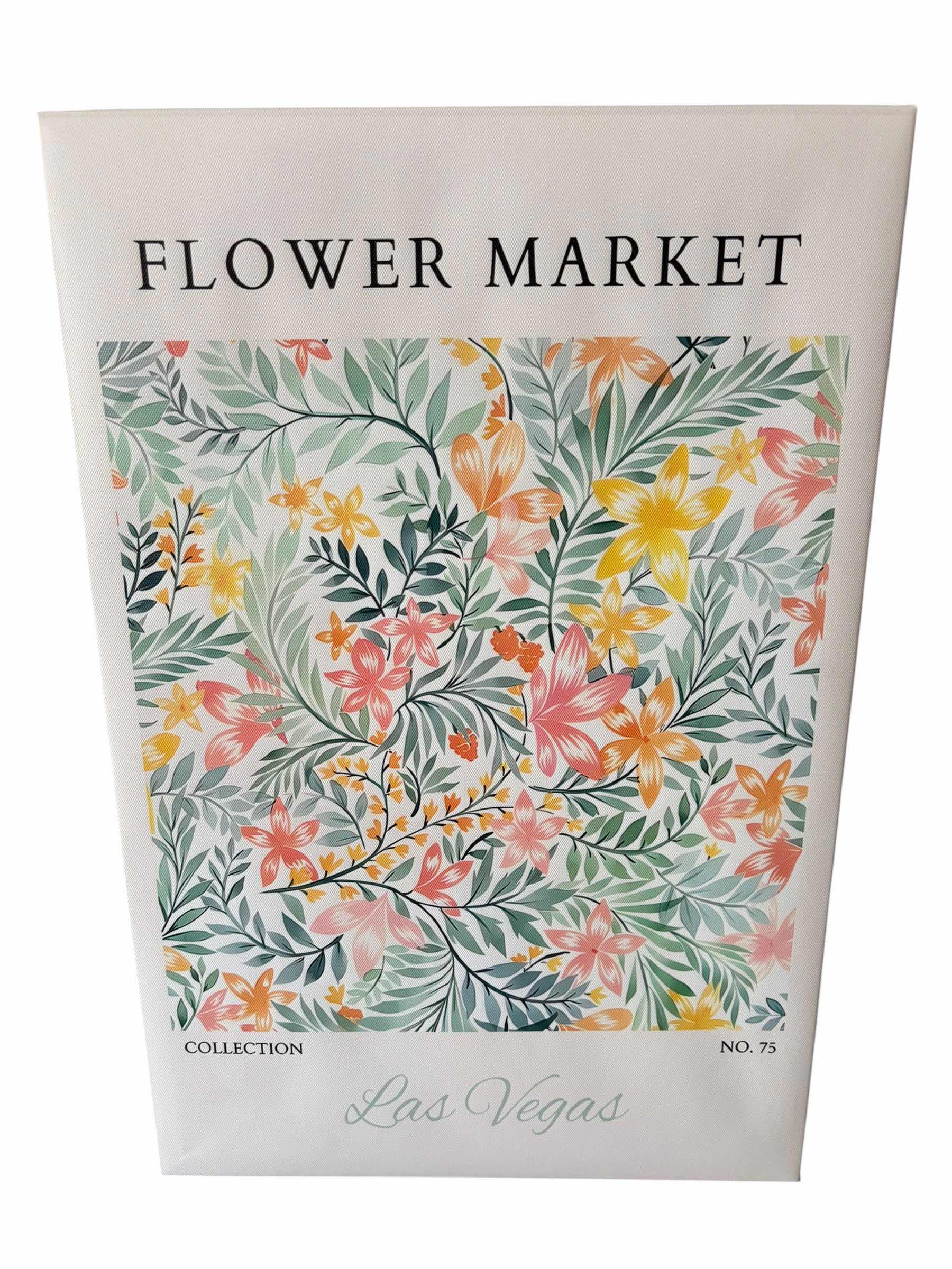 Photo 1 of FLOWER MARKET BOTANICAL WALL ART PRINTS (3) 15” X 23”