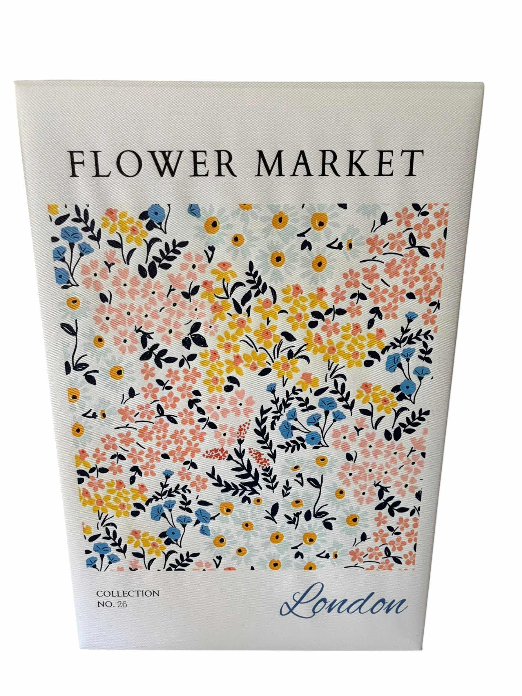 Photo 1 of FLOWER MARKET BOTANICAL WALL ART PRINTS (3) 15” X 23”