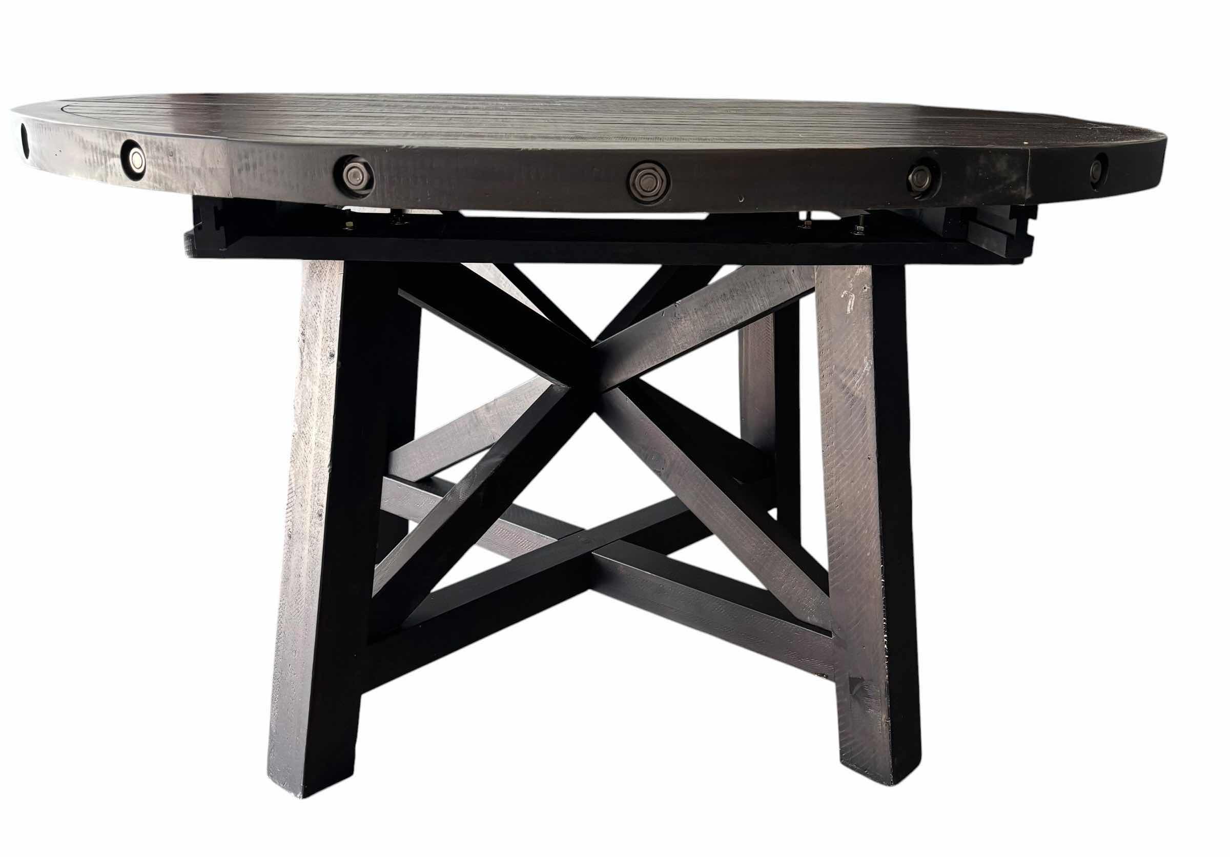 Photo 1 of MODUS FURNITURE YOSEMITE WOOD ROUND EXTENSION TABLE D53” & H30”