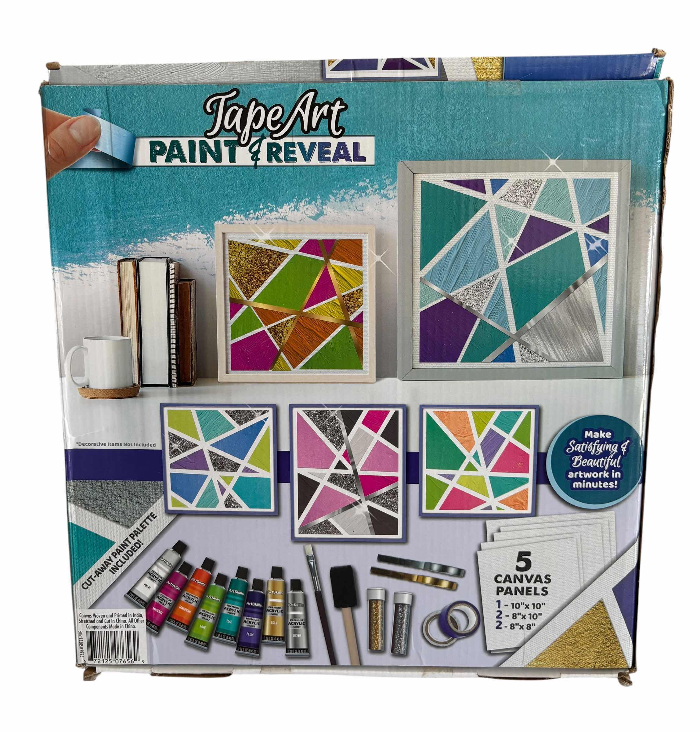 Photo 1 of NIB ARTSKILLS MASTERPIECES TAPE ART PAINT KIT