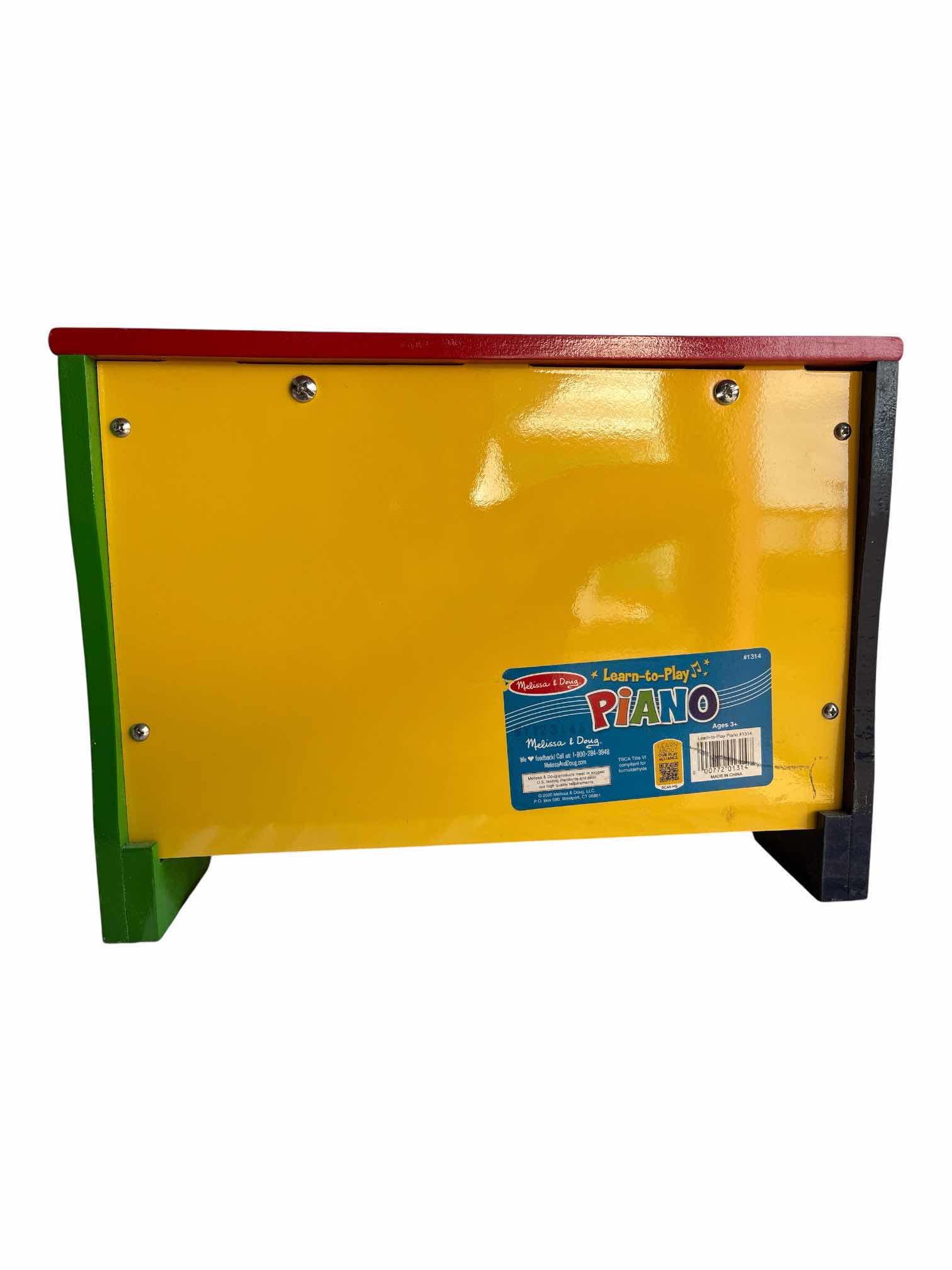 Photo 1 of MELISSA AND DOUG WOOD LEARNING PIANO H11.5”