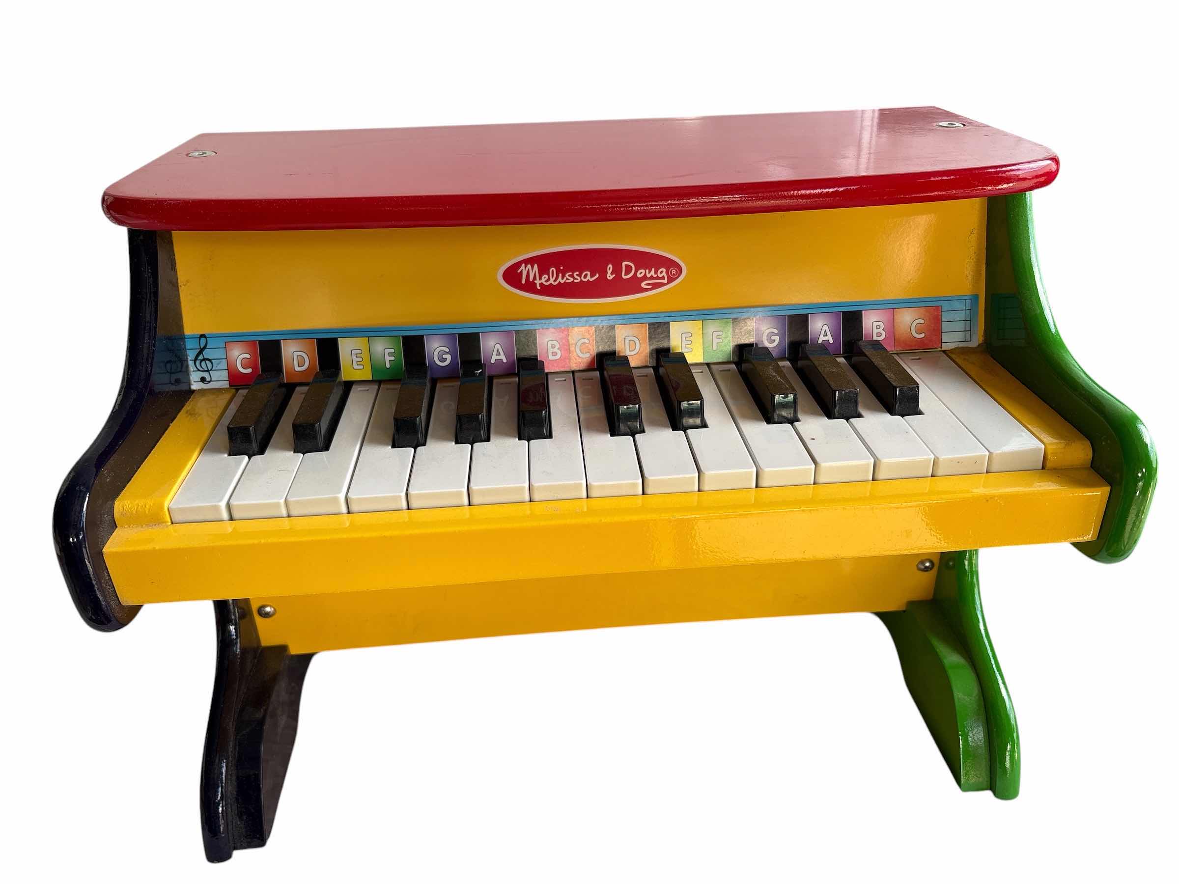 Photo 1 of MELISSA AND DOUG WOOD LEARNING PIANO H11.5”