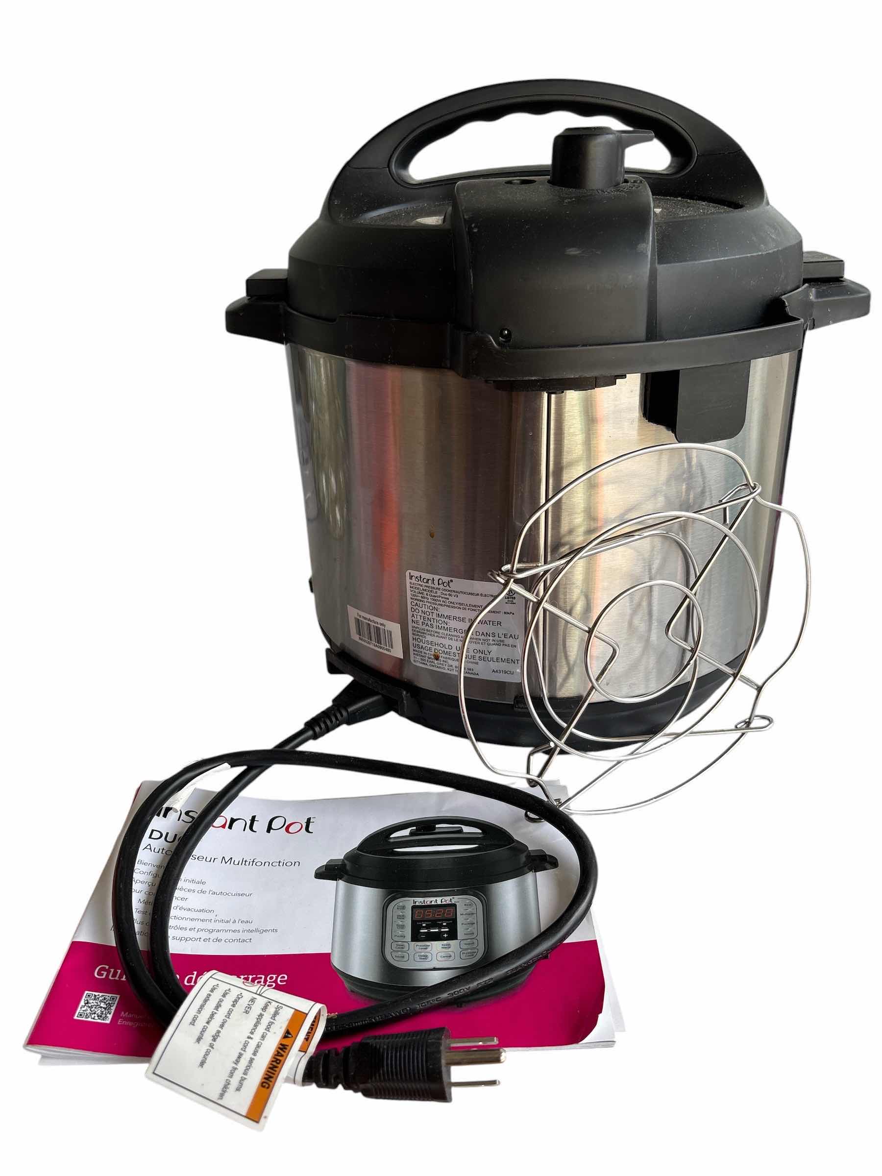 View 3 of INSTANT POT DUO 7 IN 1 ELECTRIC PRESSURE COOKER W BRUSHED STAINLESS STEEL FINISH