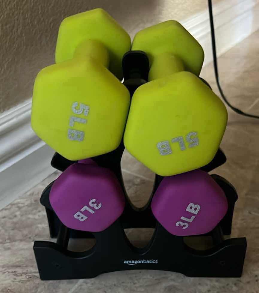 Photo 1 of HAND WEIGHTS ON STAND