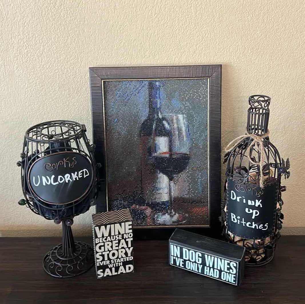 Photo 1 of 5- WINE THEMED HOME DECOR