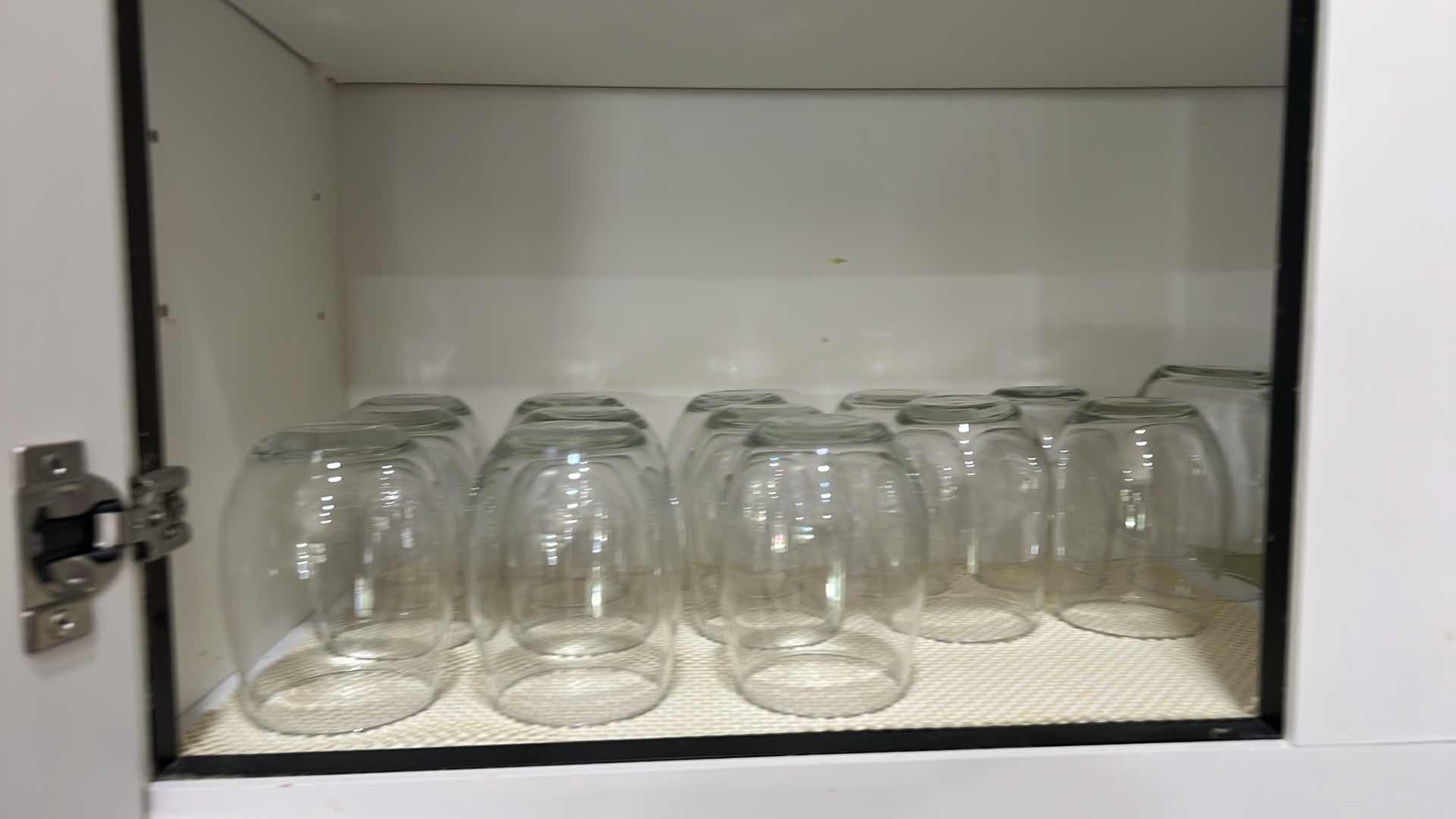 Photo 2 of CONTENTS OF KITCHEN CABINET-GLASSWARE