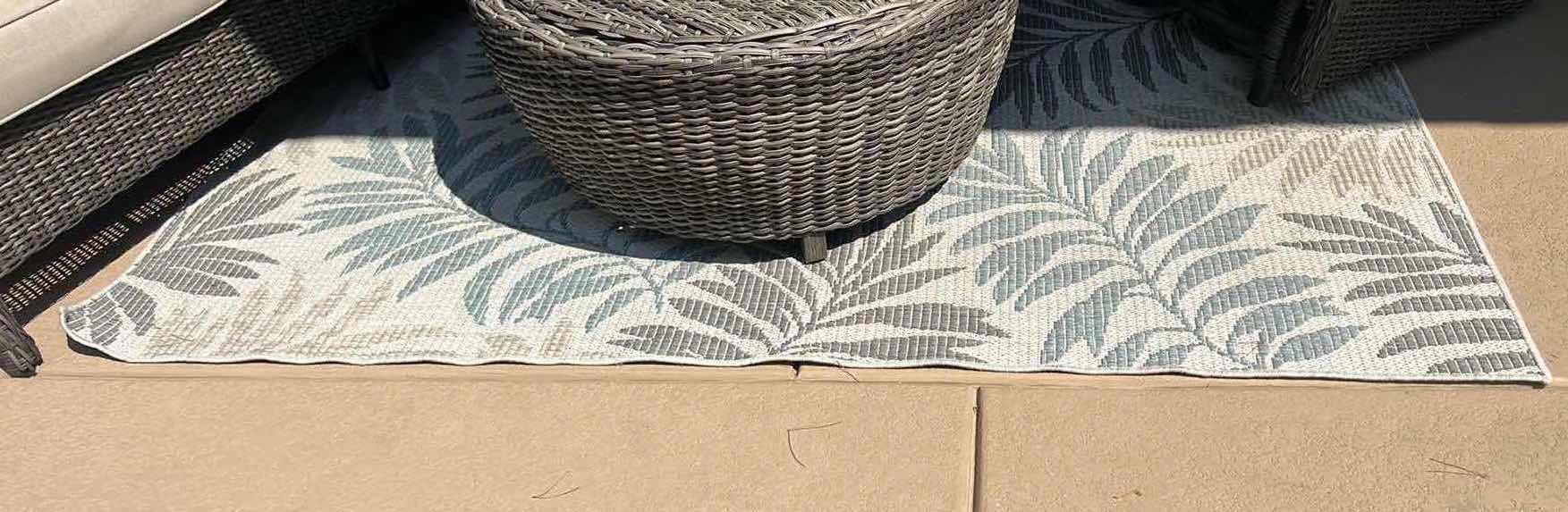 Photo 1 of OUTDOOR PATIO AREA RUG 63" x 87"