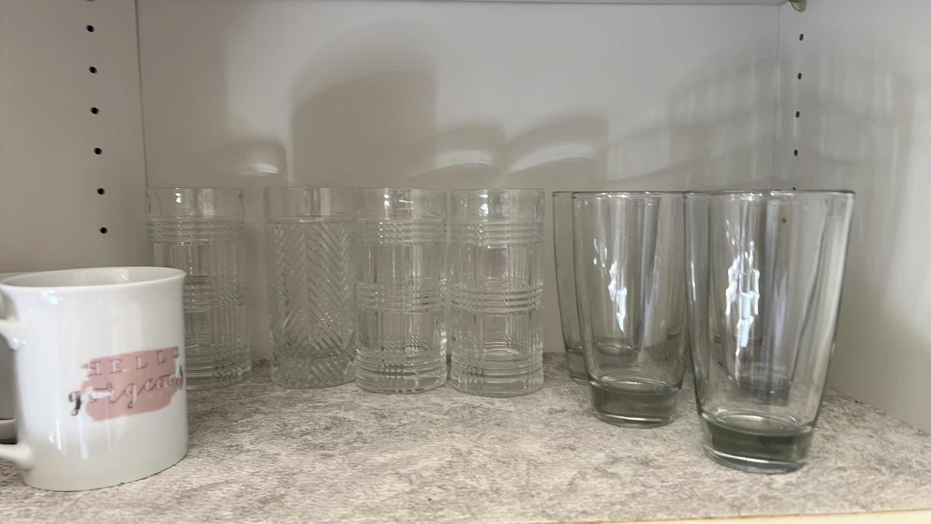 Photo 3 of CONTENTS OF KITCHEN CABINET- GLASSWARE