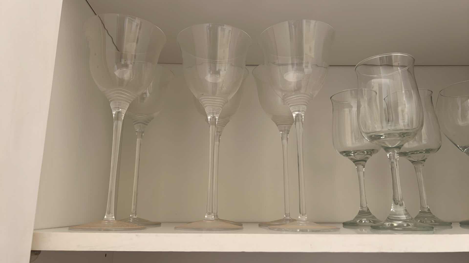 Photo 4 of CONTAINS OF KITCHEN CABINET- STEMWARE WINE GLASSES