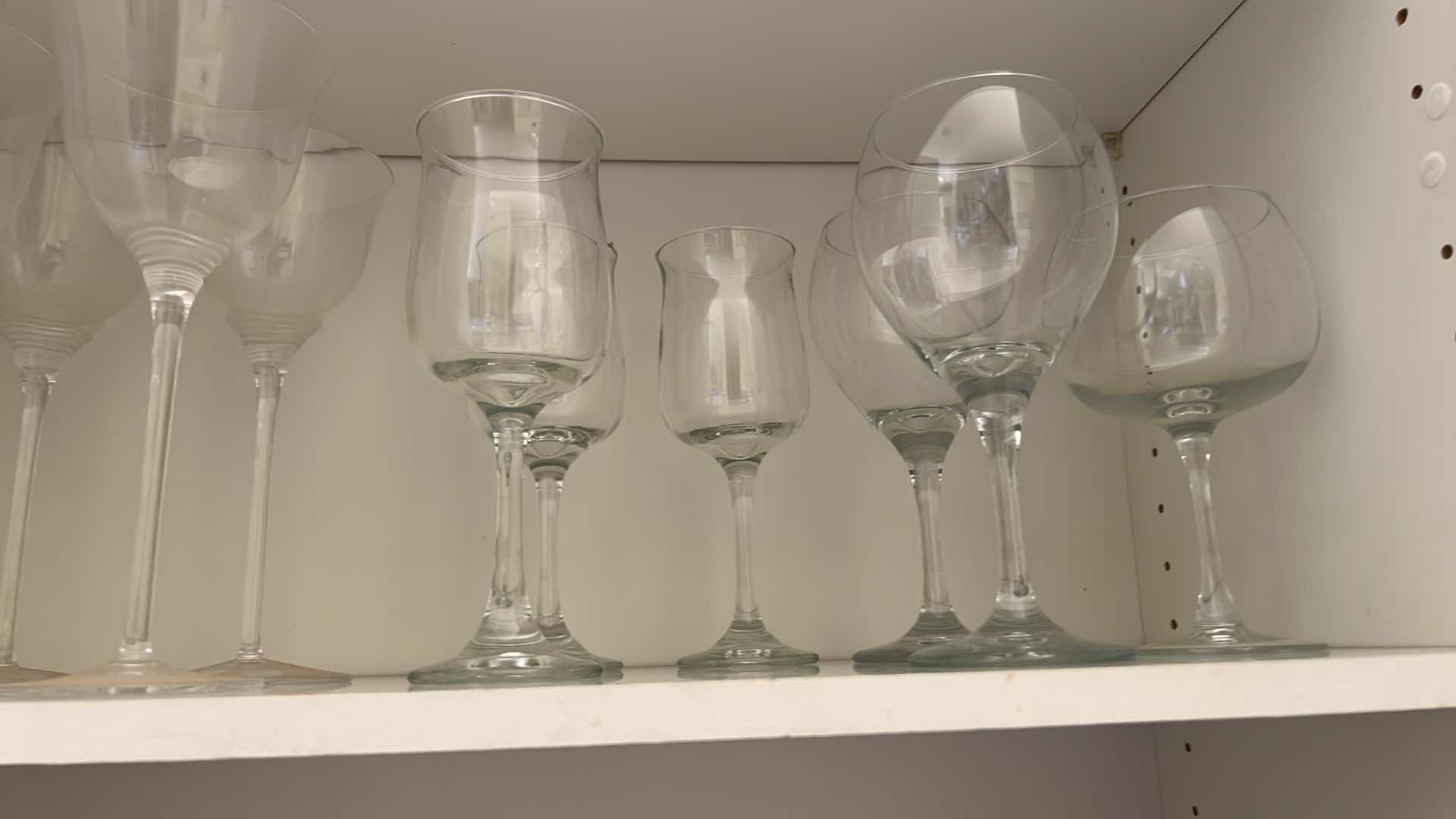 Photo 5 of CONTAINS OF KITCHEN CABINET- STEMWARE WINE GLASSES