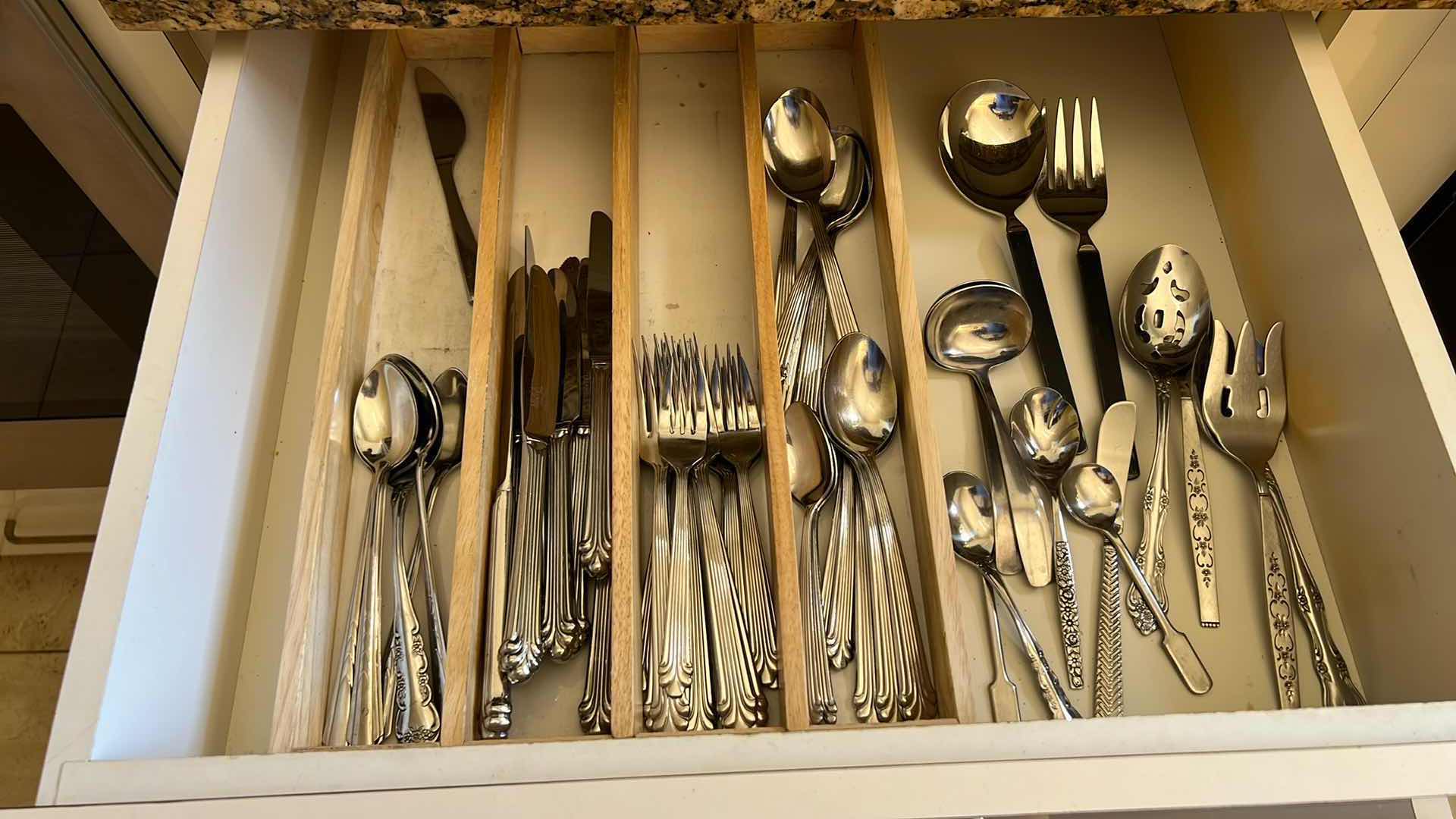 Photo 1 of CONTENTS OF KITCHEN DRAWER-MIKSA SILVERWARE