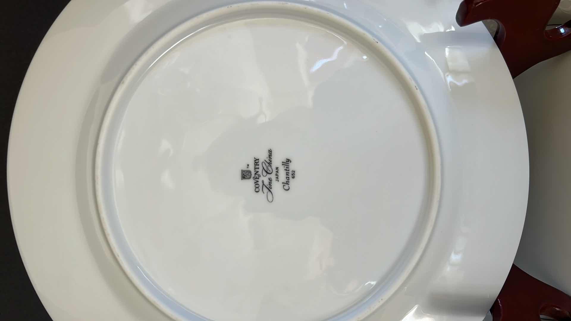 Photo 2 of 16-COVENTRY FINE CHINA JAPAN "CHANTILLY" DINNER PLATES