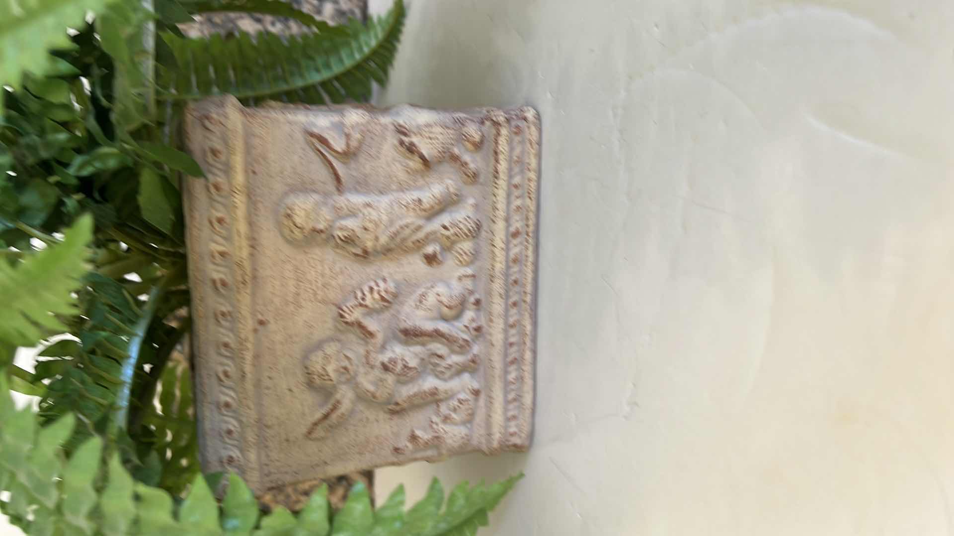 Photo 3 of FAUX FERN IN CERAMIC PLANTER (PLANTER 6" x 6" H6")