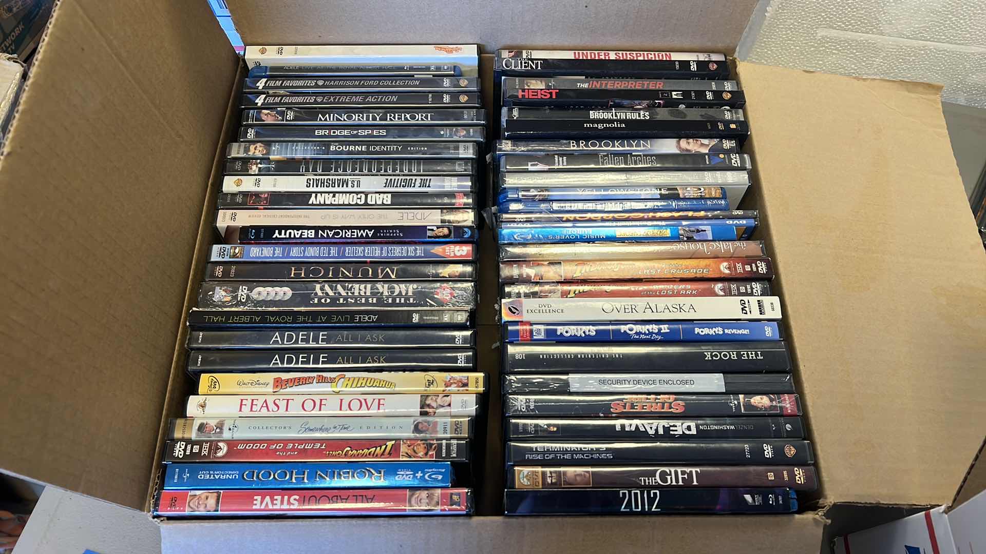 Photo 3 of CONTENTS OF BOX-49 DVD'S (VARIOUS TITLES)