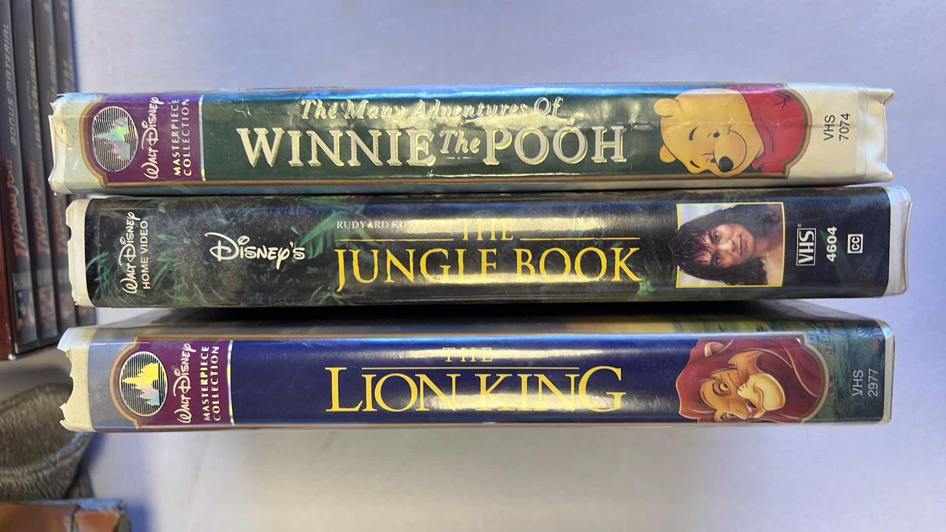 Photo 1 of 3-DISNEY MOVIE VHS TAPES (“WINNIE THE POOH,” “JUNGLE BOOK, “LION KING")