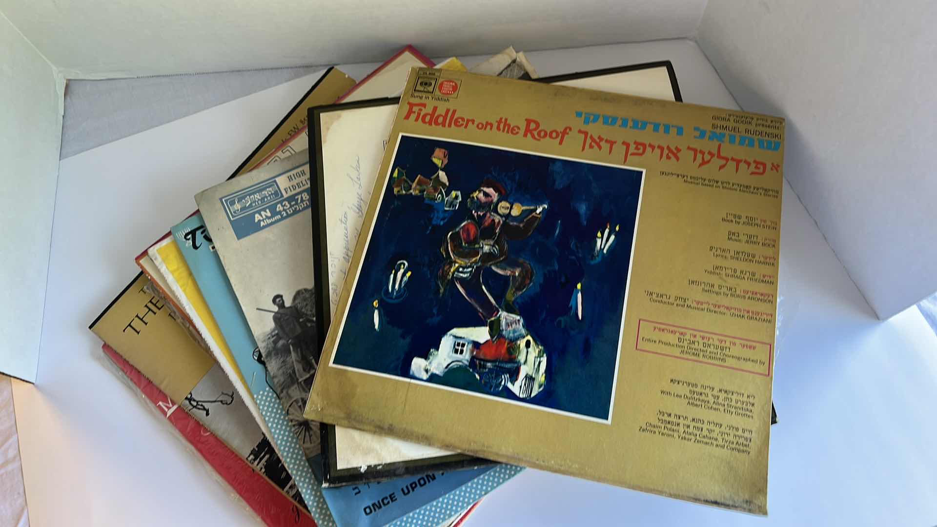 Photo 2 of 10-VINTAGE VINYL RECORDS (JEWISH MUSIC, PRAYERS AND SOUNDTRACKS)