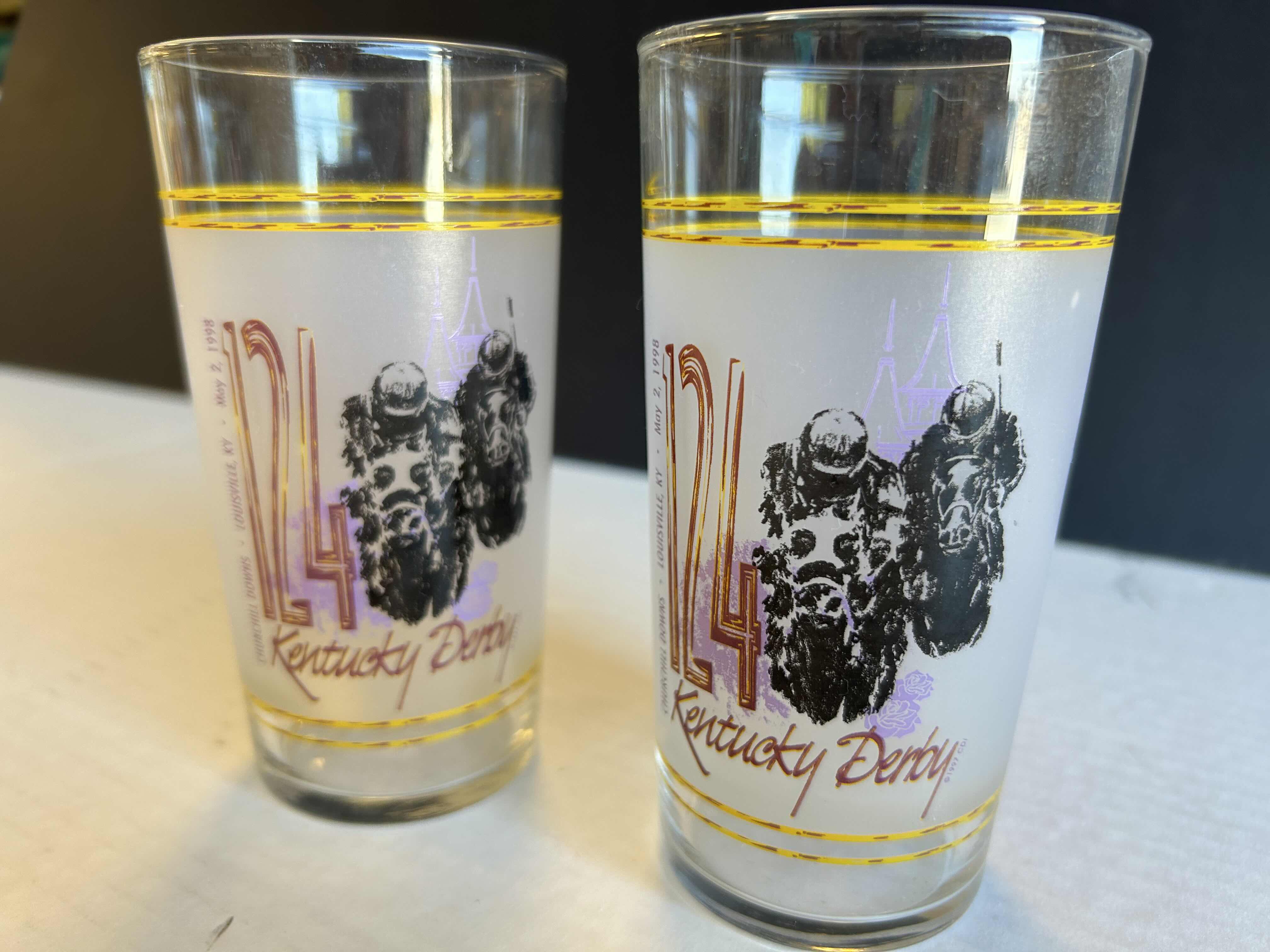 Photo 2 of 2- KENTUCKY DERBY MINT JULEP GLASSES
