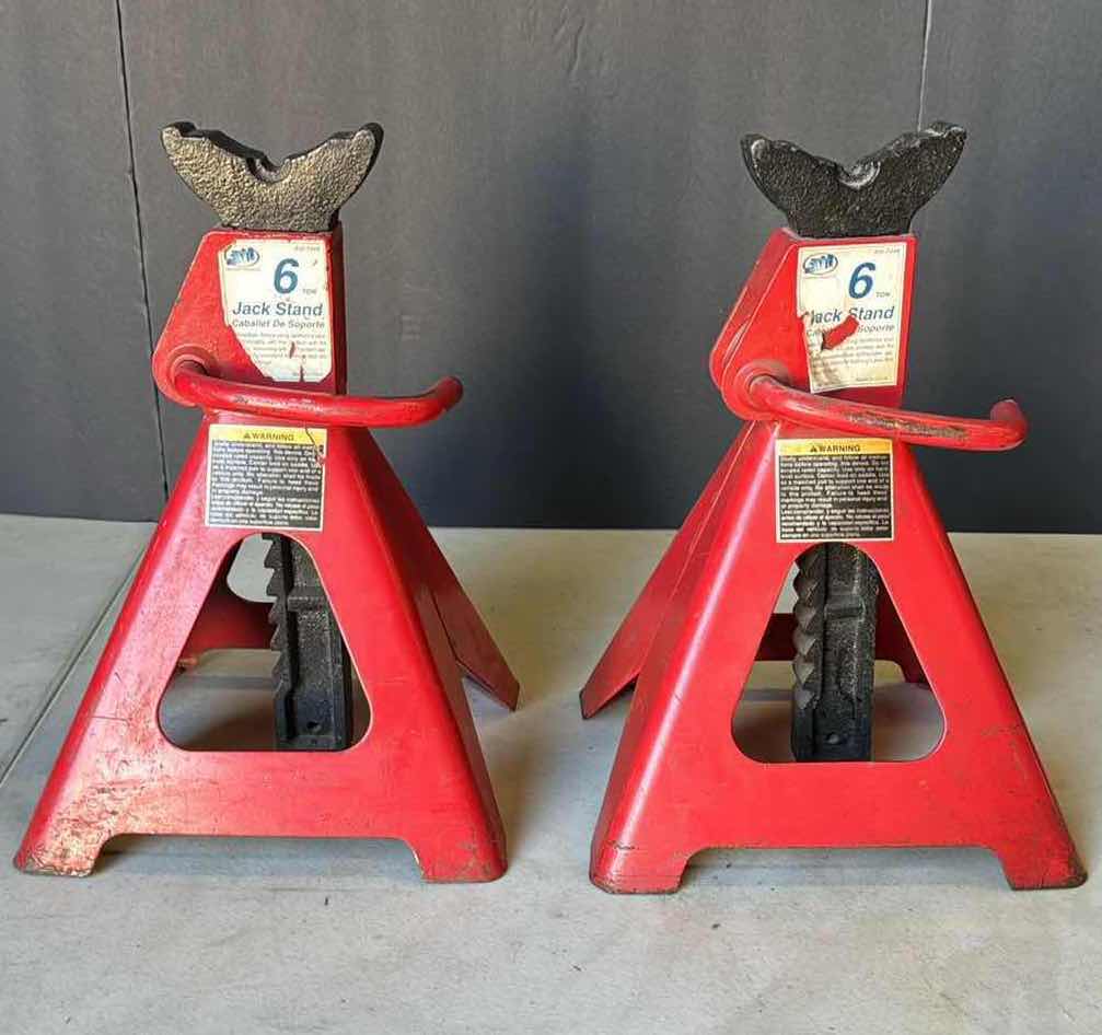 Photo 1 of 6 TON JACK STANDS (2)