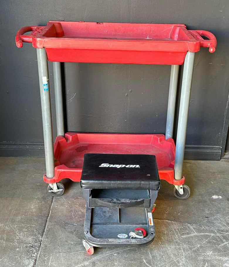 Photo 1 of SNAP-ON ROLL CART AND CHAIR 

SEE NOTES