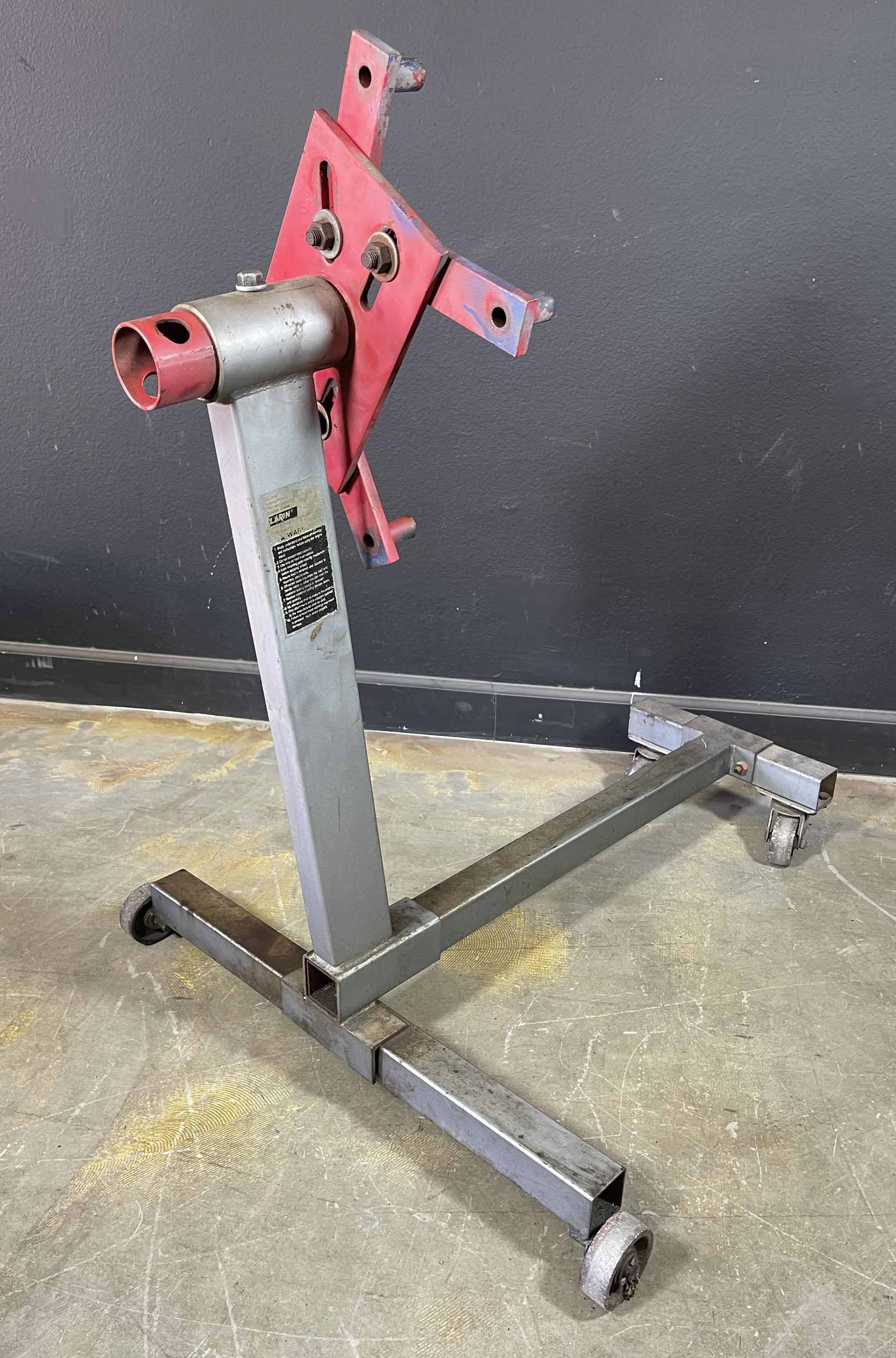 Photo 1 of LARIN ENGINE STAND, STEEL ADJUSTABLE 