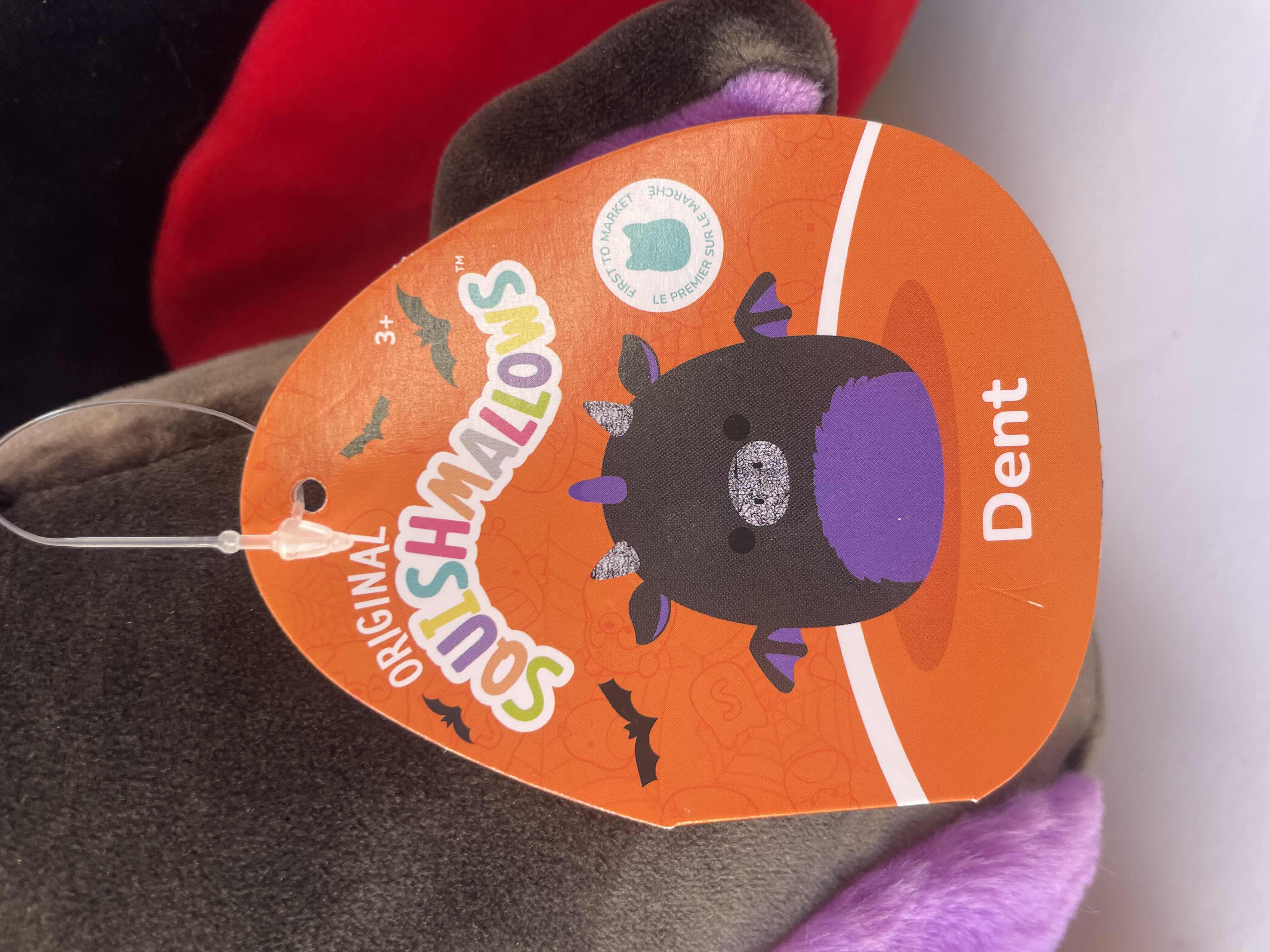 Photo 6 of HALLOWEEN SQUISHMALLOWS CAILEY H8”, DENT H8”, HANS H12” & ORIGINAL SQUISHMALLOWS TREAT PAIL BELLA H10” - TOTAL (4) NWT