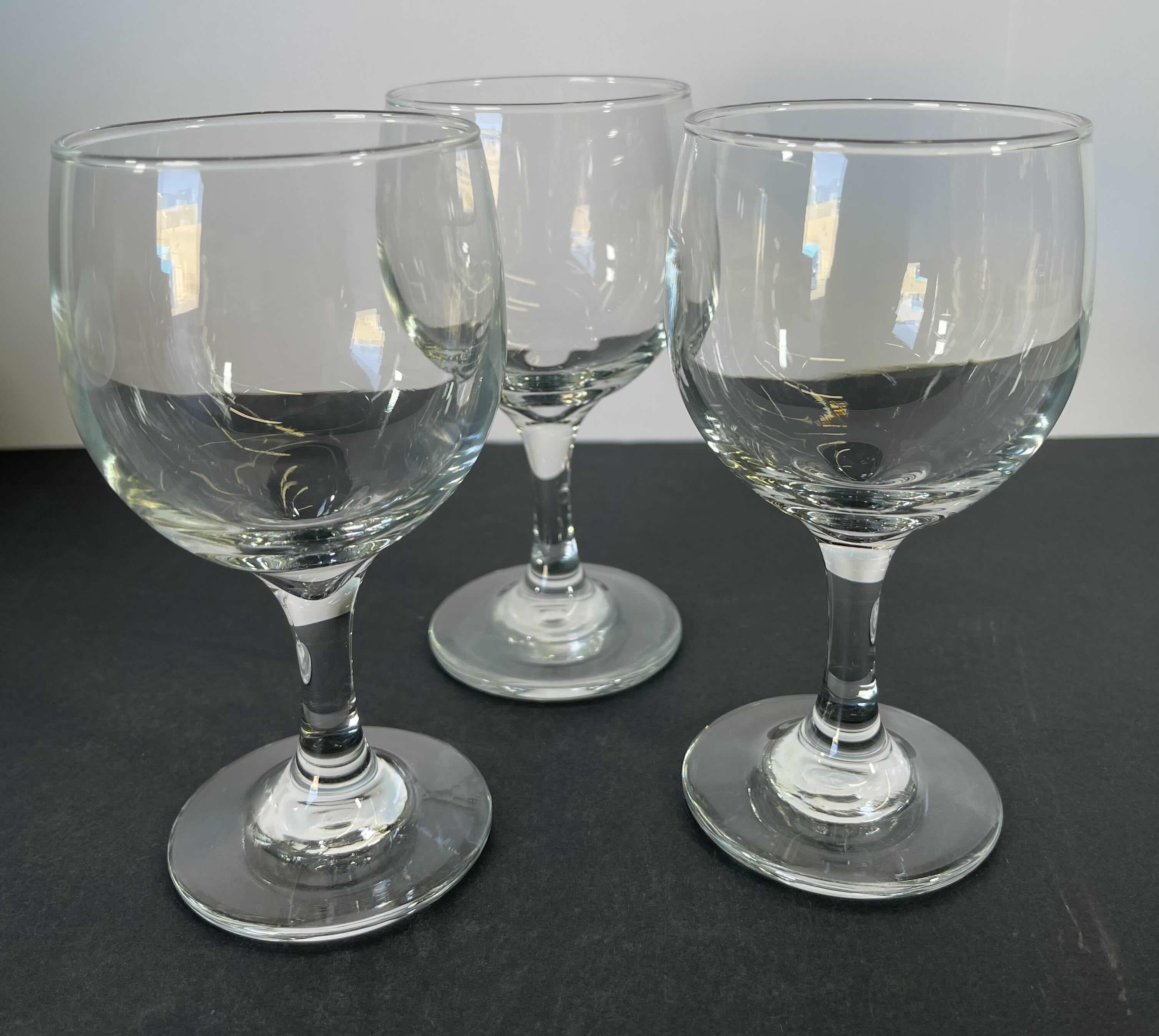 Photo 1 of LIBBEY 3764 TWO DOZEN 6” EMBASSY 8.5 OZ WINE GLASSES