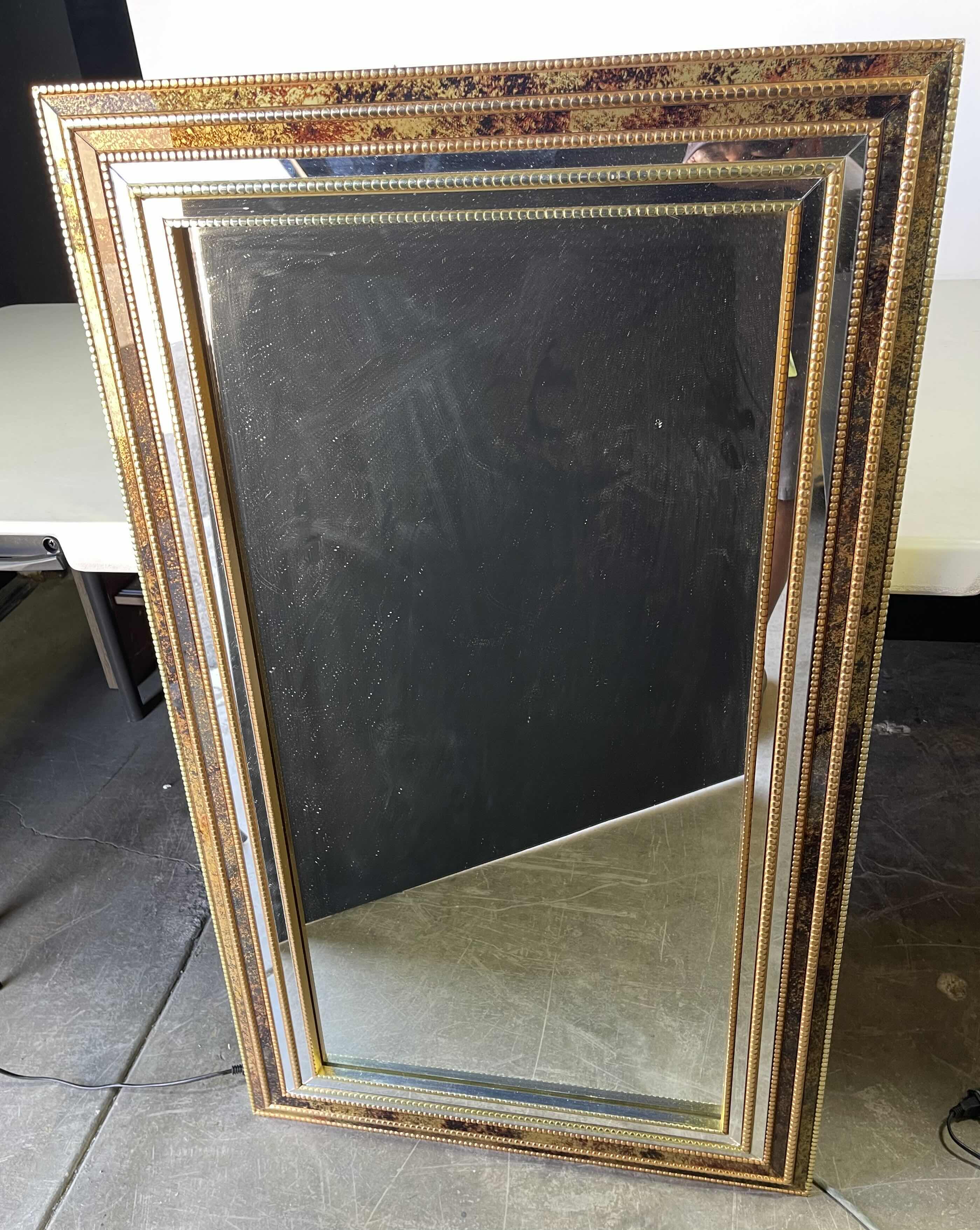 Photo 1 of TURNER ACCESSORIES DECORATIVE WALL MIRROR 42” X 25”