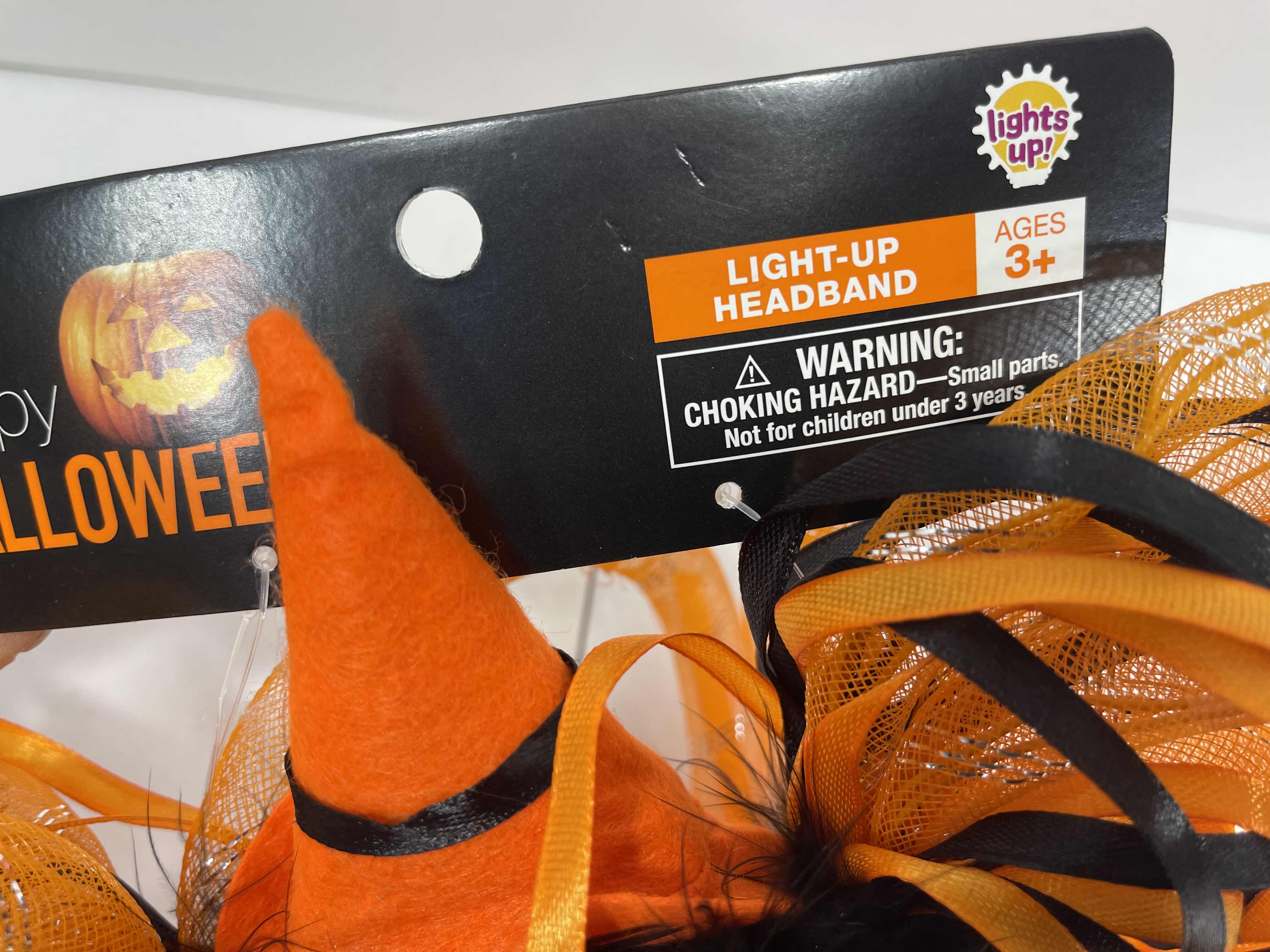 Photo 3 of NWT HAPPY HALLOWEEN LIGHT-UP HEADBAND BOX OF (12) MSRP $100