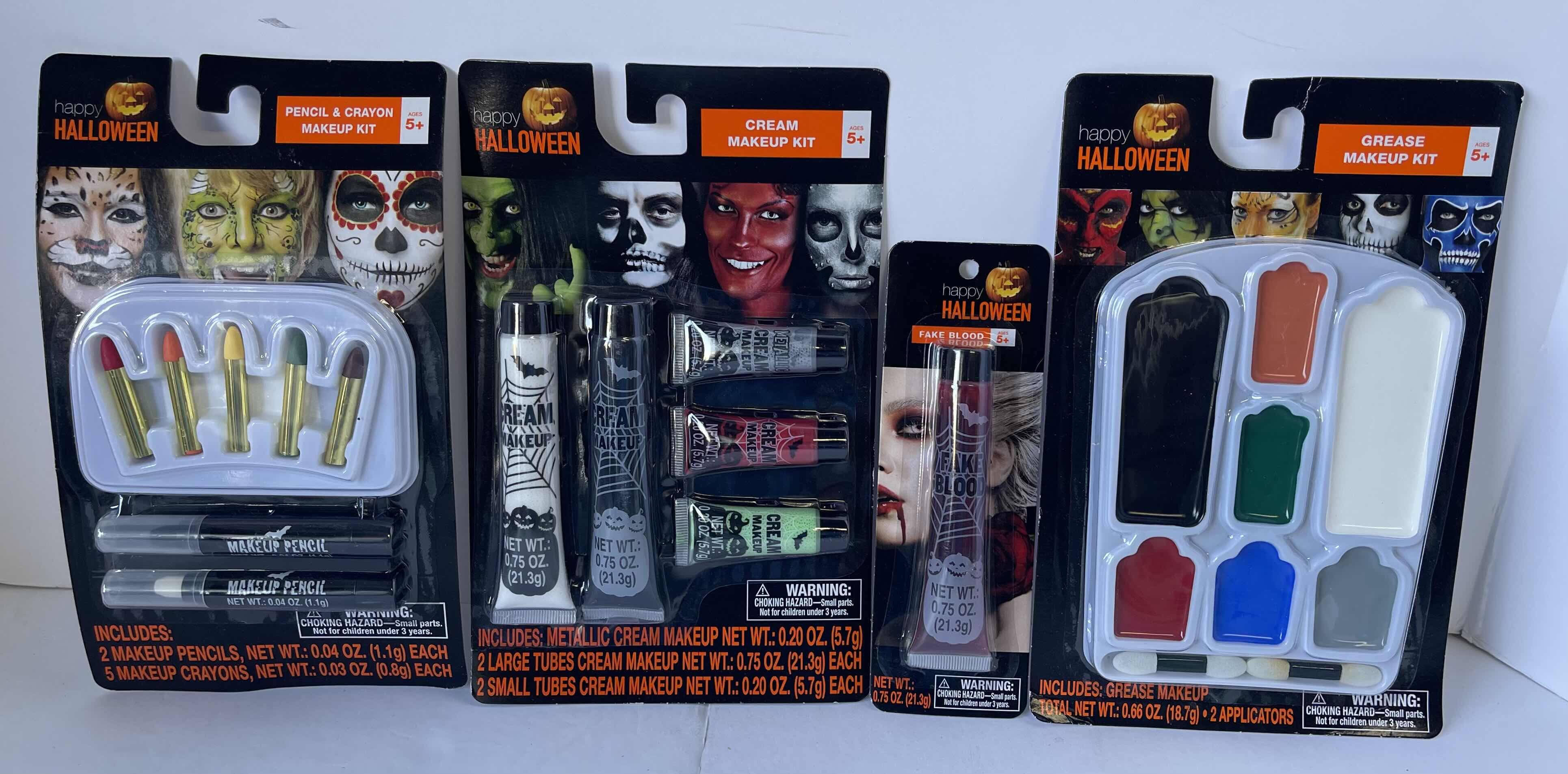 Photo 1 of HALLOWEEN ASSORTED COSTUME MAKE UP KITS (4)