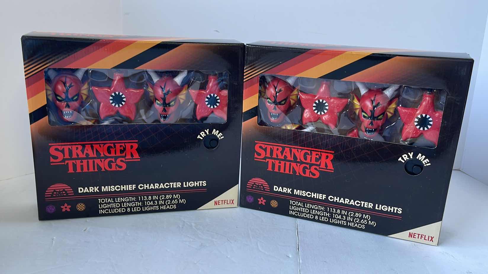 Photo 1 of STRANGER THINGS DARK MISCHIEF CHARACTER LIGHTS BOX (2)