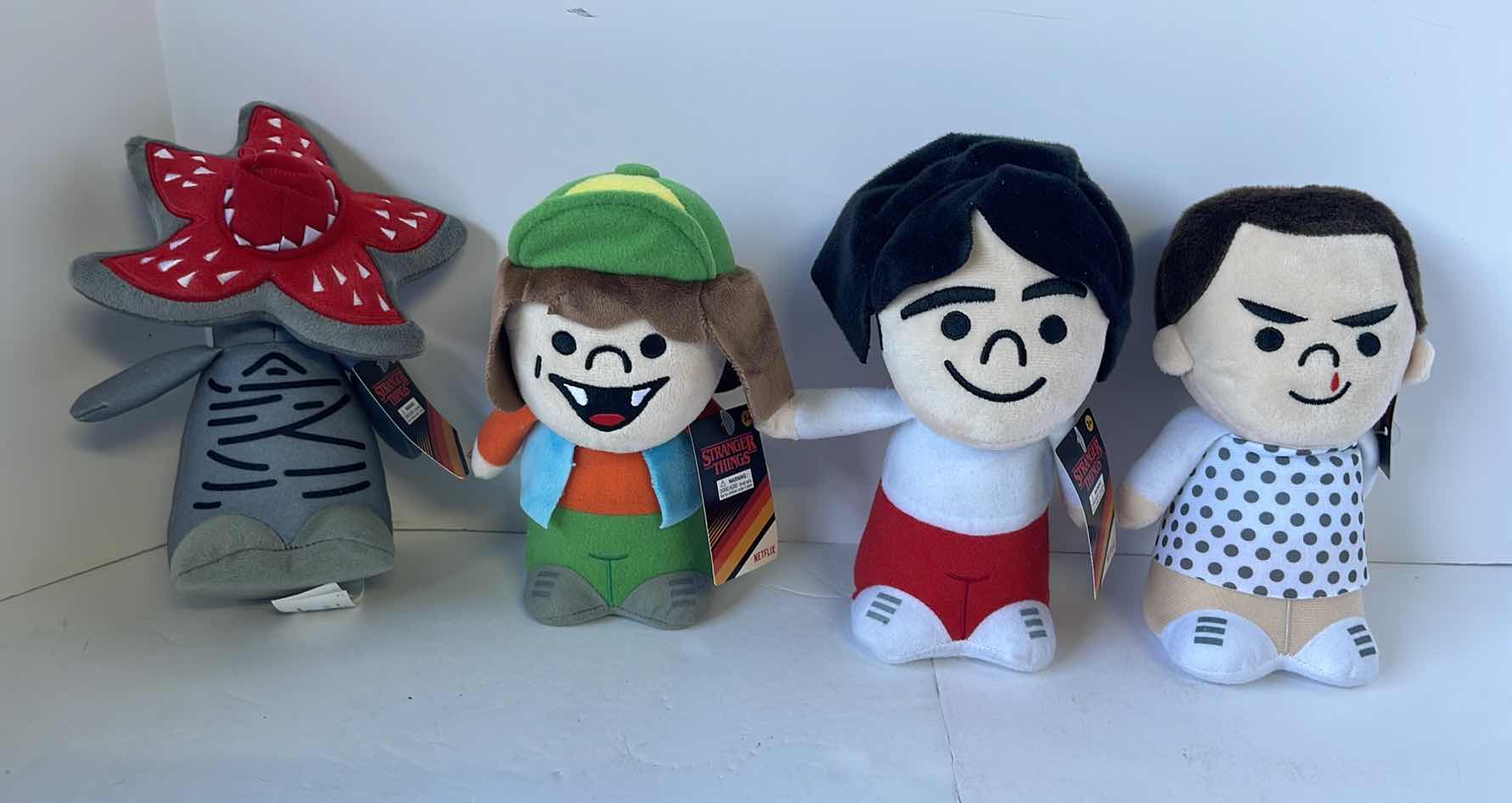 Photo 1 of STRANGER THINGS 7” PLUSH LOT NWT (4)