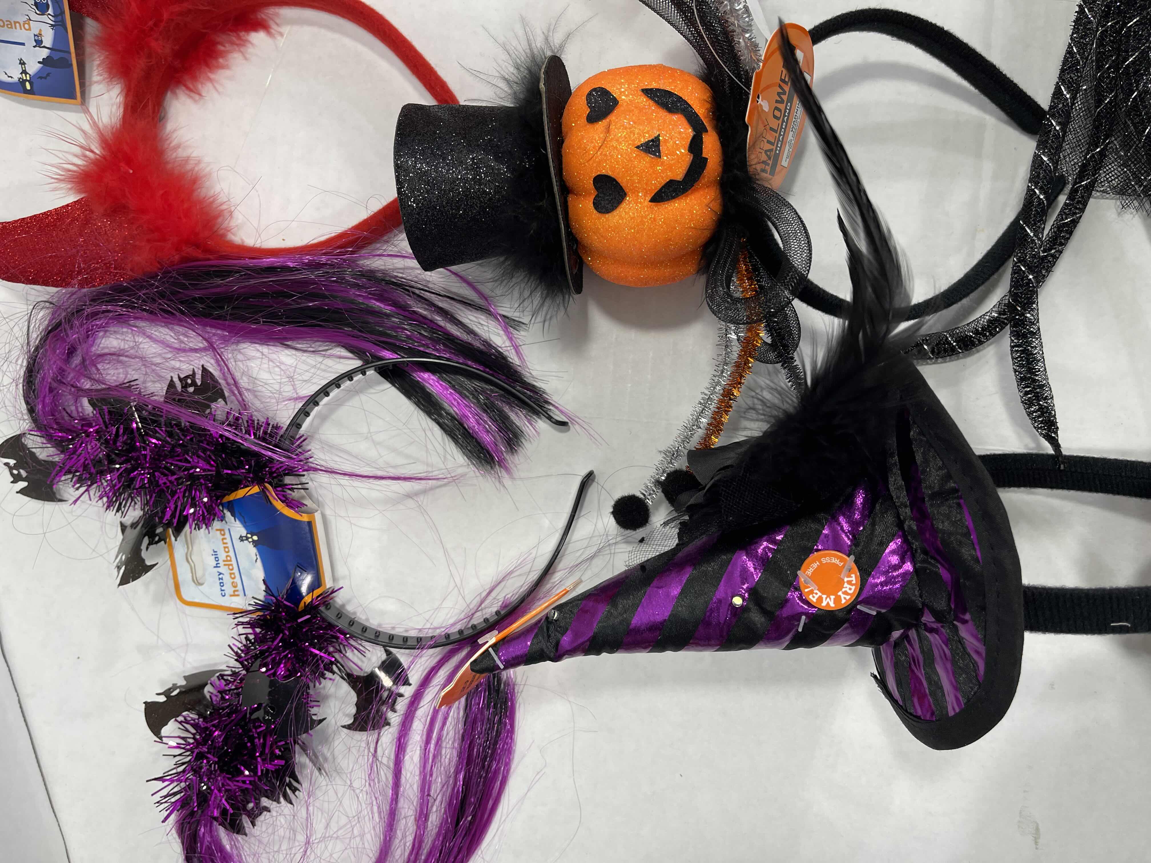 Photo 3 of HALLOWEEN CRAZY HEADBANDS LOT OF (11) INCLUDING TWO LIGHT-UP HEADBANDS