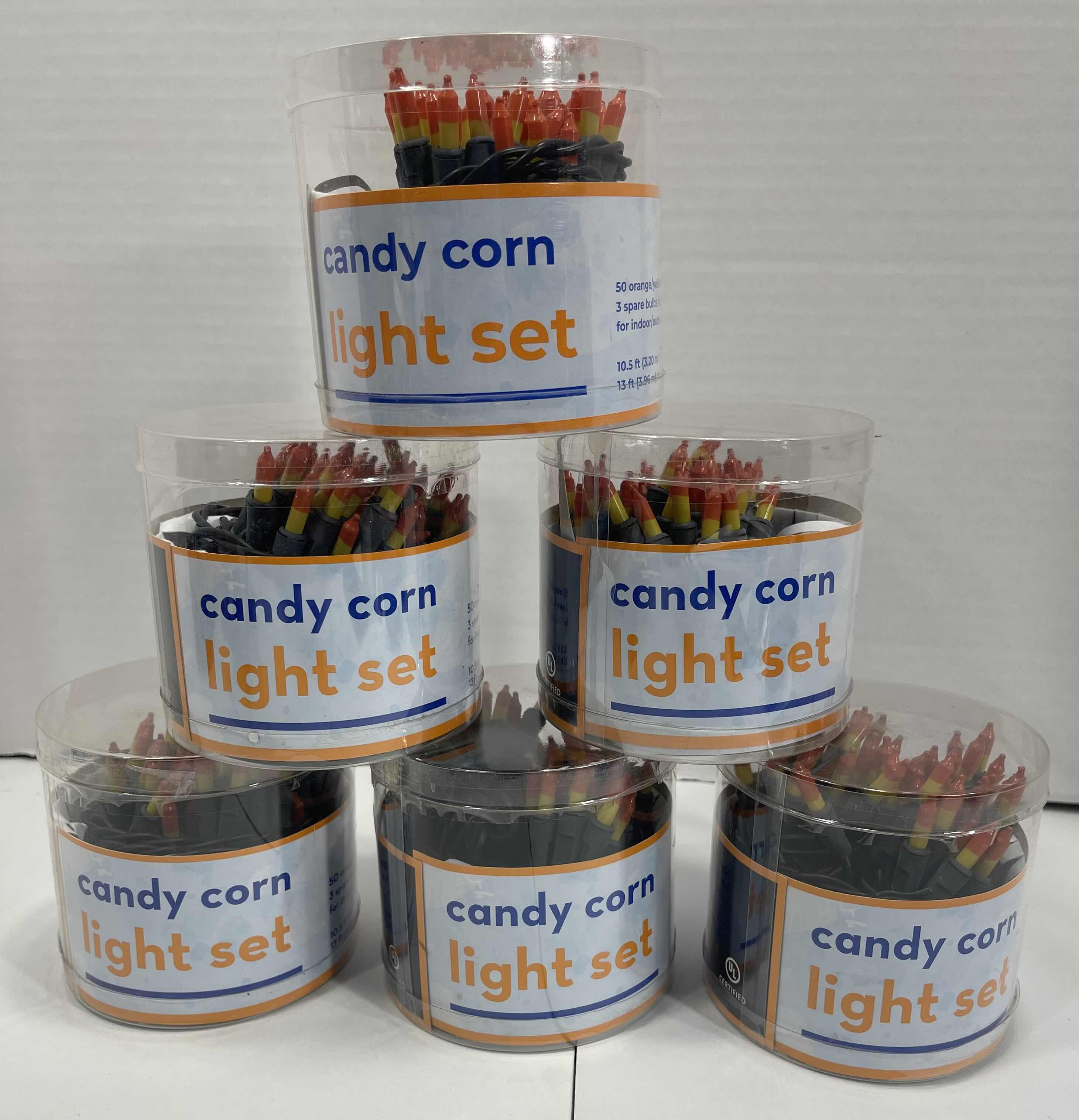 Photo 1 of CANDY CORN LIGHT SET (6) LIGHTED LENGTH 10.5’ PER SET MSRP $48