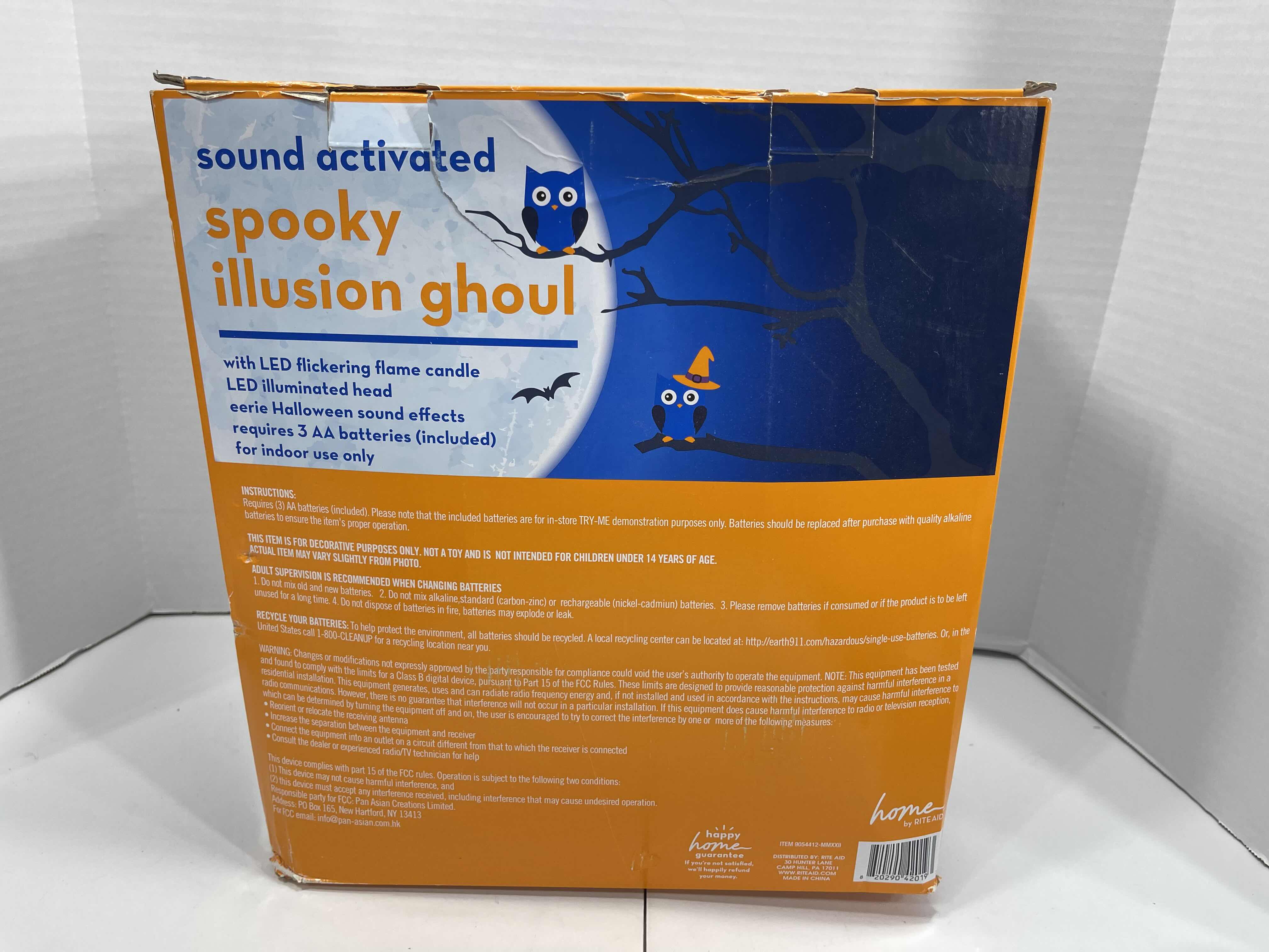 Photo 3 of SPOOKY ILLUSION GHOUL 42” SOUND ACTIVATED NEW MSRP $69.99