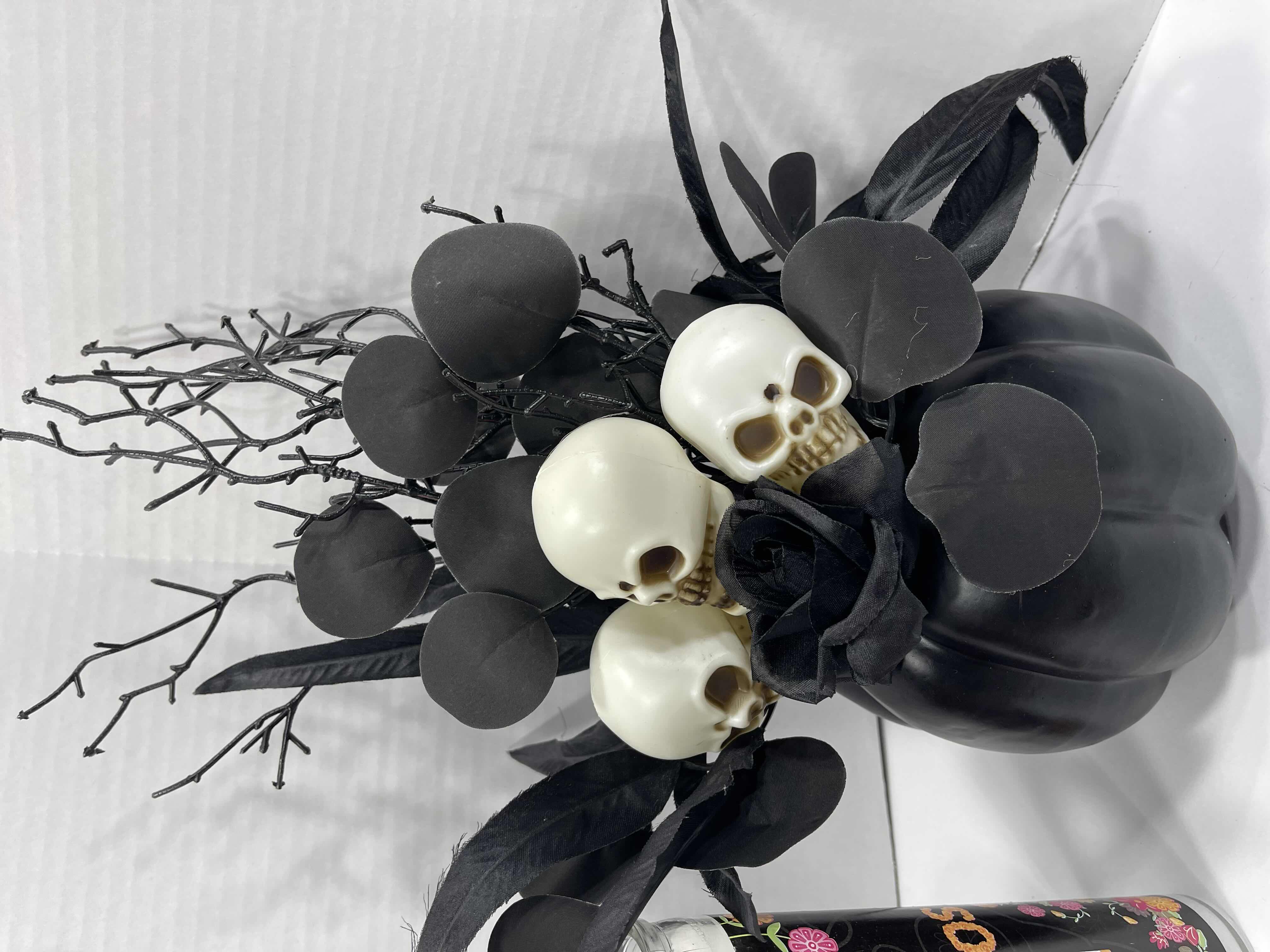 Photo 5 of HALLOWEEN TABLE TOP DECOR LARGE ASSORTMENT, CANDLES, BLACK LIGHT BULBS & LED COFFIN WIRE SETS MSRP $60