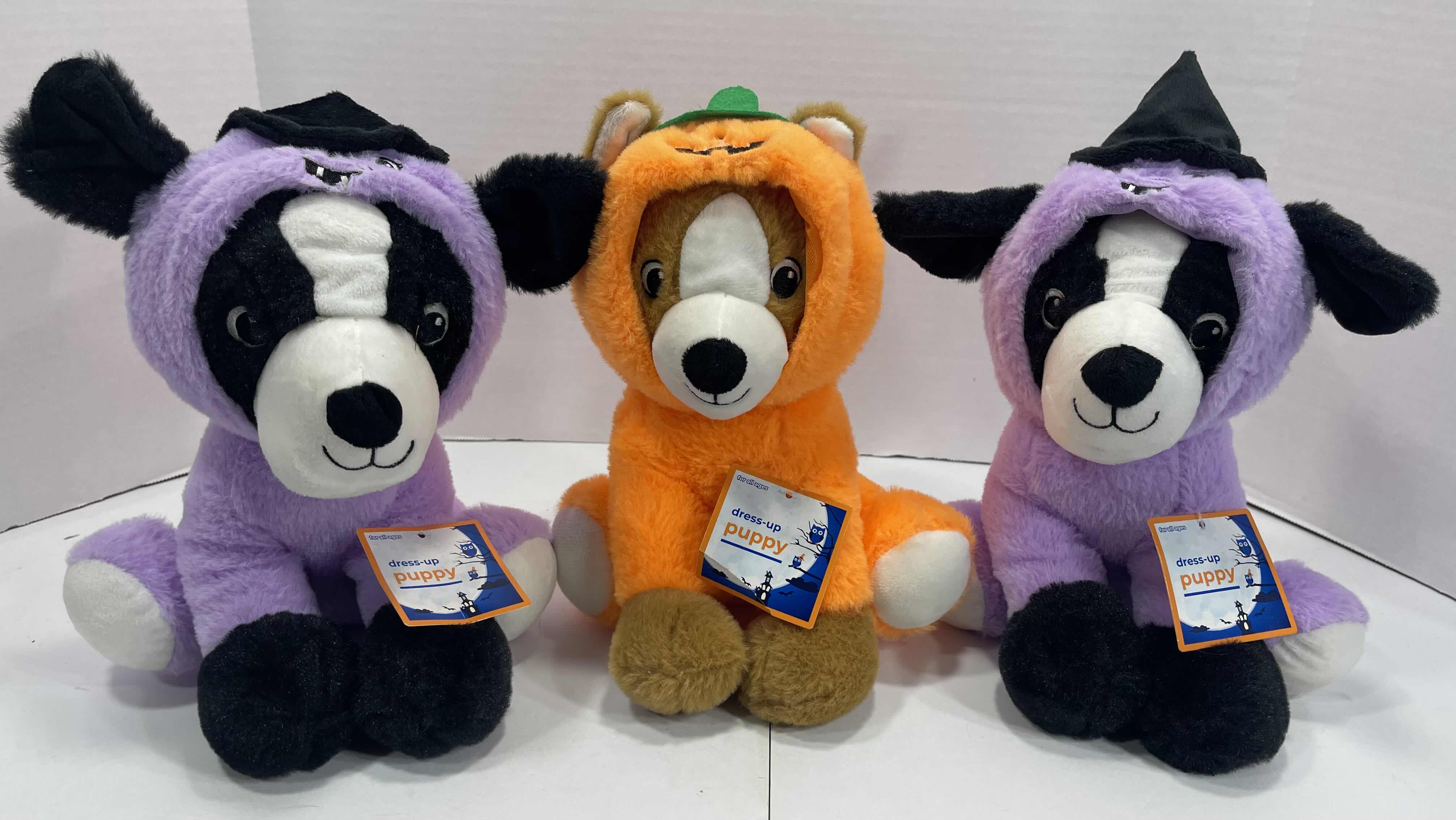 Photo 1 of DRESS-UP HALLOWEEN PUPPY PLUSH (3)