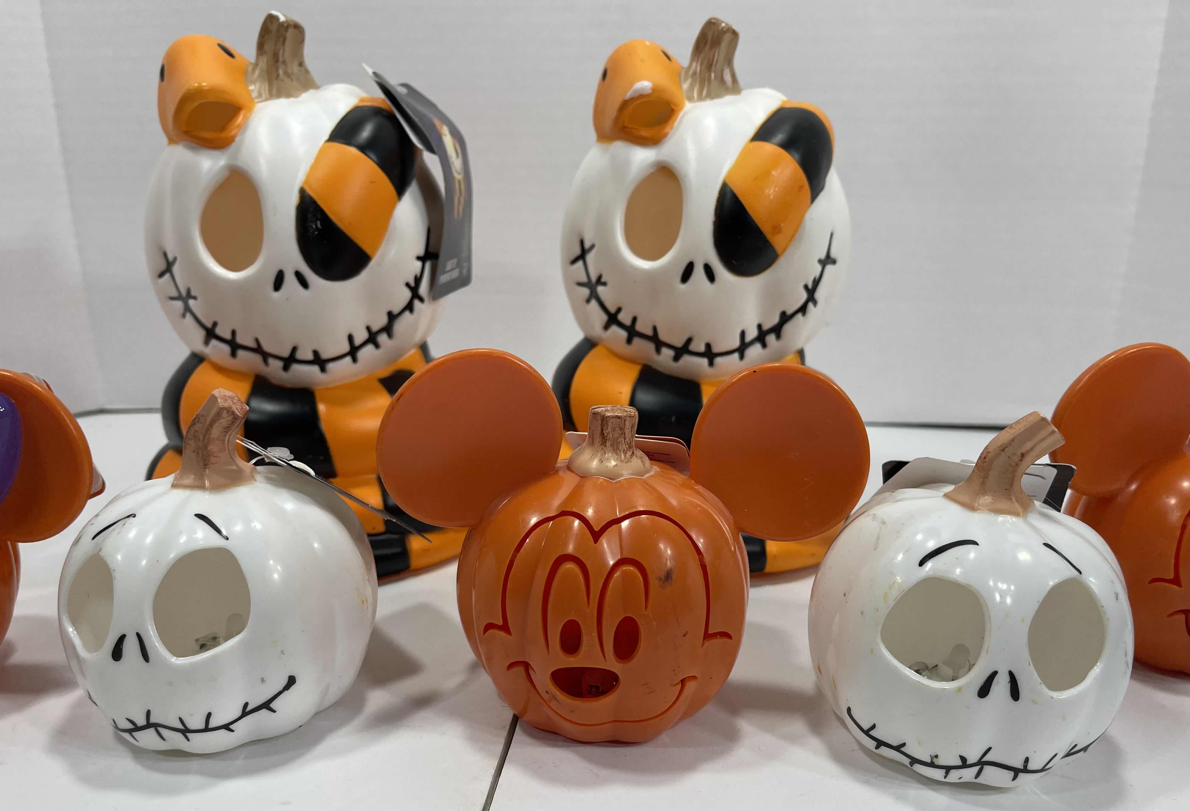 Photo 4 of DISNEY HALLOWEEN LIGHT-UPS (8) - JACK WITH SNAKE H8” (2), MINI JACK HEAD (2), MINI MICKEY (1) & MINI MINNIE (3) MSRP $70