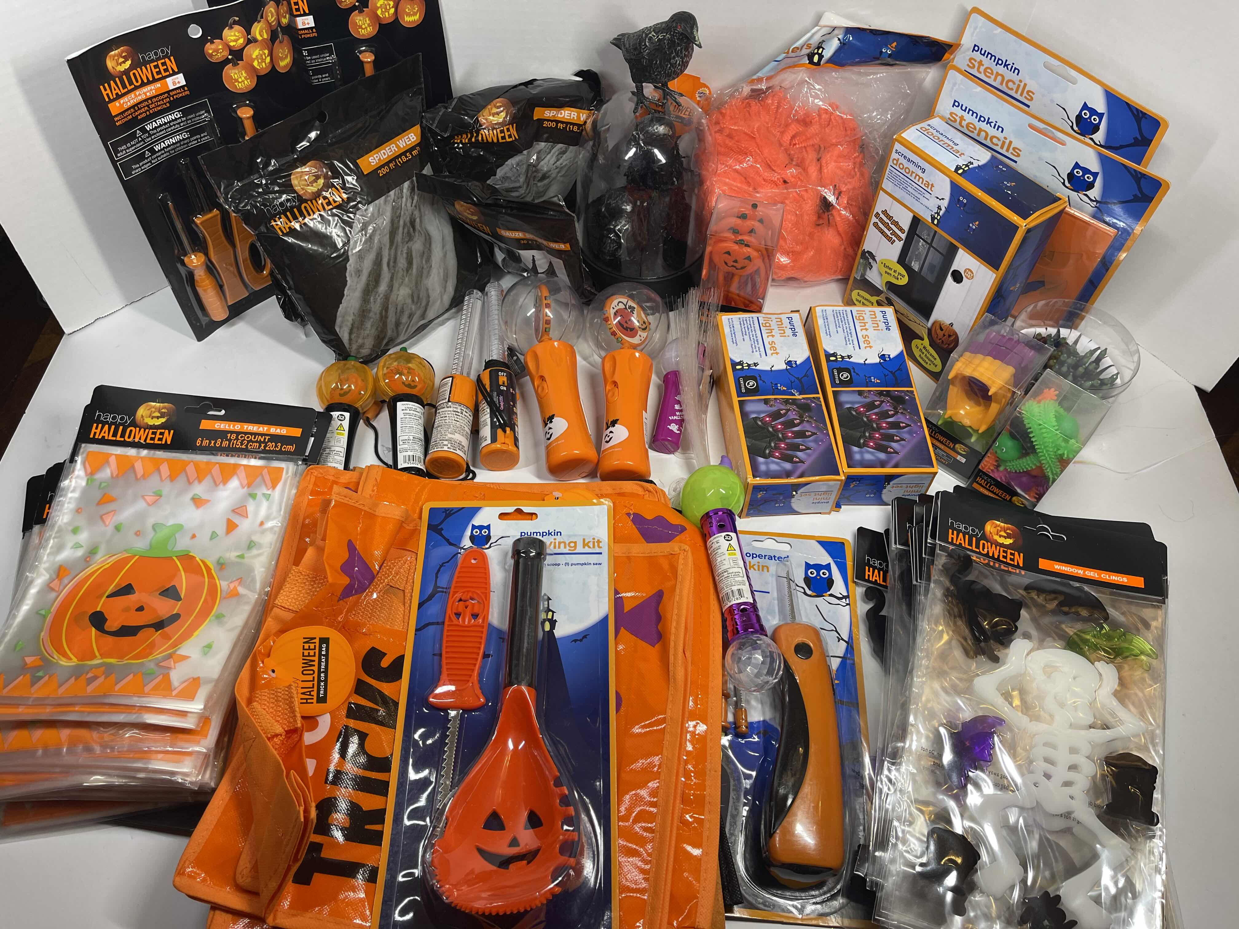 Photo 1 of HALLOWEEN HOLIDAY DECORATION LIGHT-UP FUN ITEMS LARGE ASSORTMENT MSRP $200