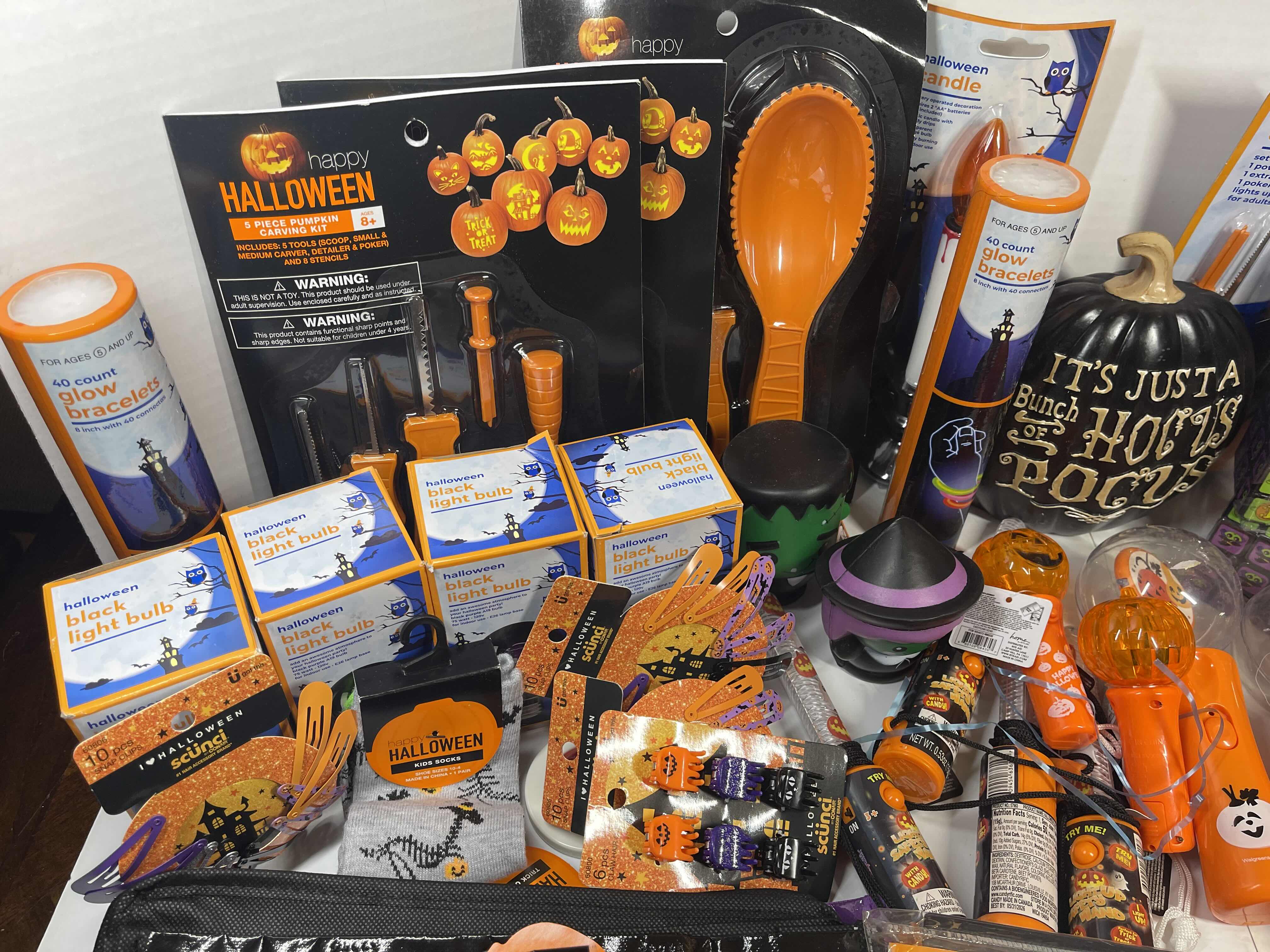 Photo 2 of HALLOWEEN HOLIDAY DECORATION LIGHT-UP FUN ITEMS LARGE ASSORTMENT MSRP $200