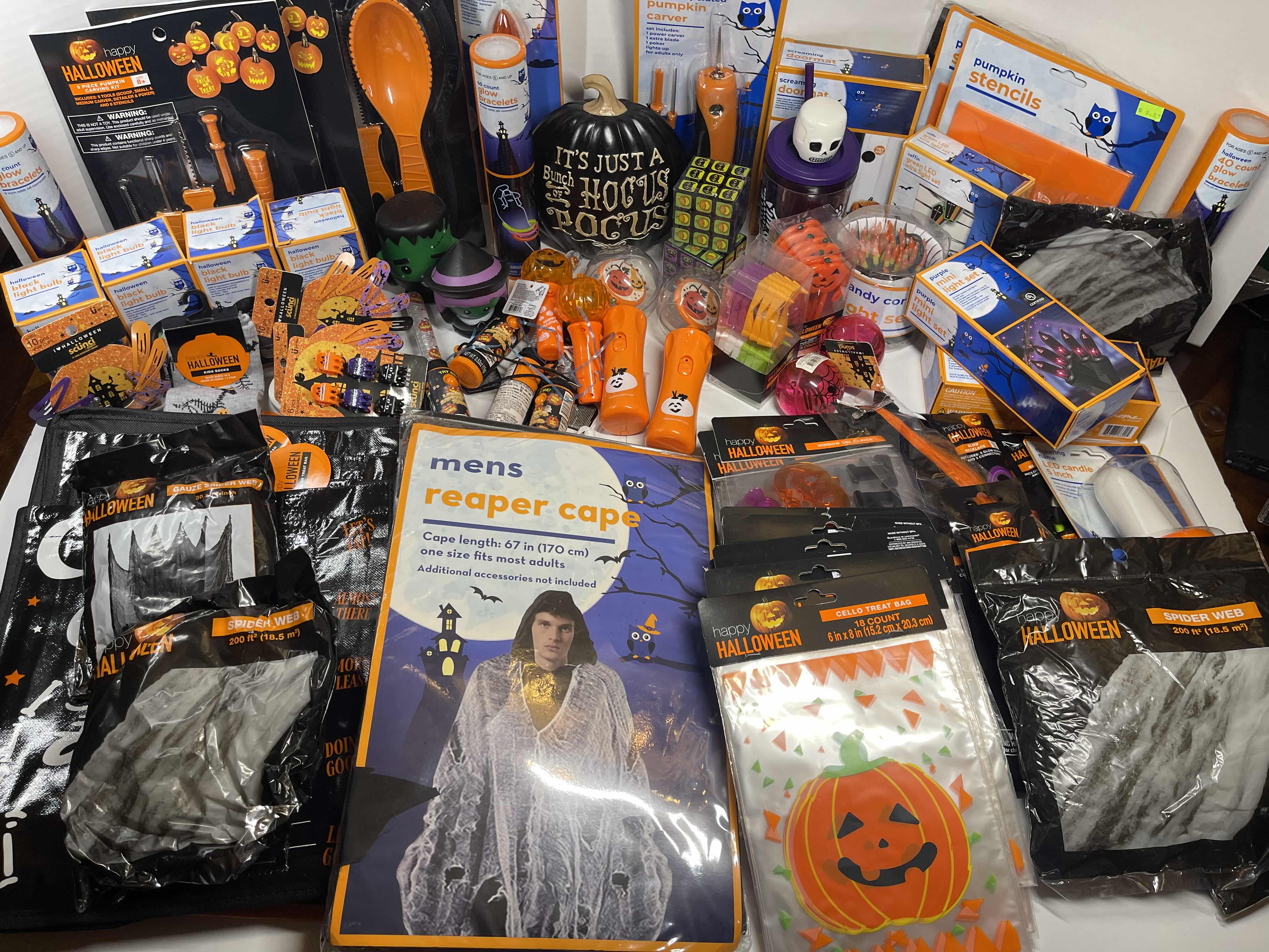 Photo 1 of HALLOWEEN HOLIDAY DECORATION LIGHT-UP FUN ITEMS LARGE ASSORTMENT MSRP $200