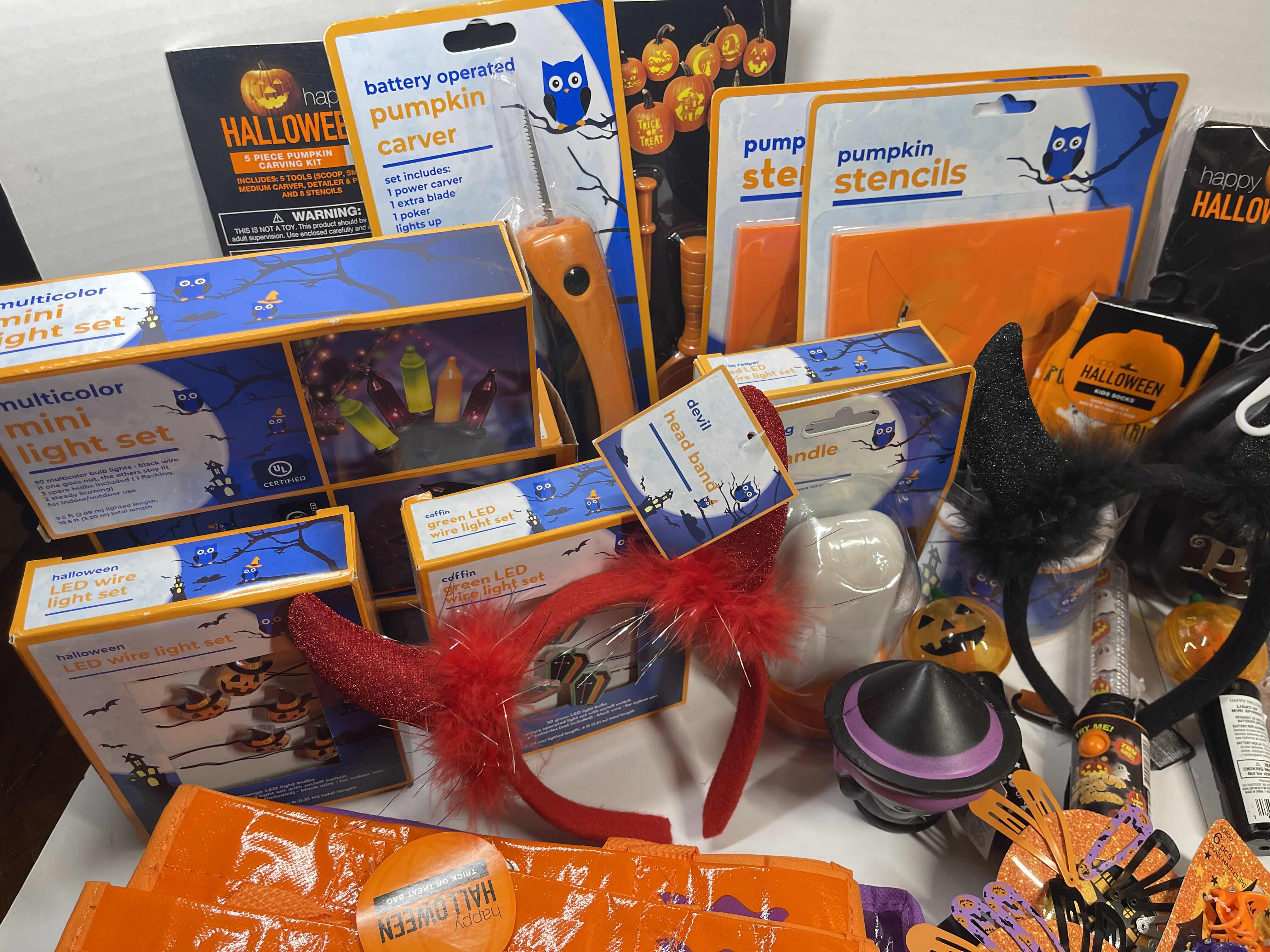 Photo 2 of HALLOWEEN HOLIDAY DECORATION LIGHT-UP FUN ITEMS LARGE ASSORTMENT MSRP $200