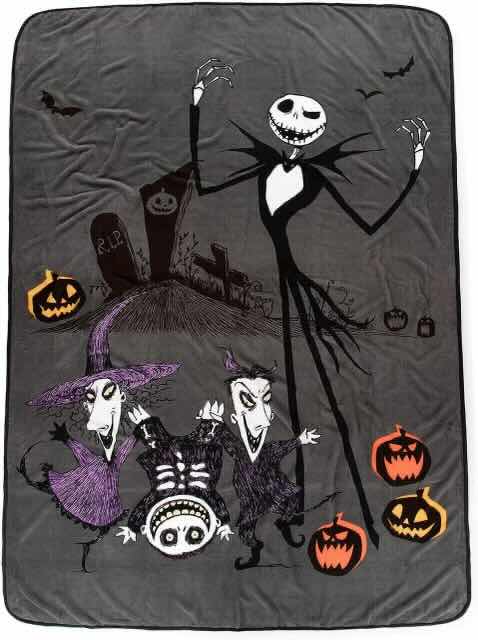 Photo 1 of JAY FRANCO & SONS THE NIGHTMARE BEFORE CHRISTMAS THROW BLANKET 90” X 60” MSRP $50