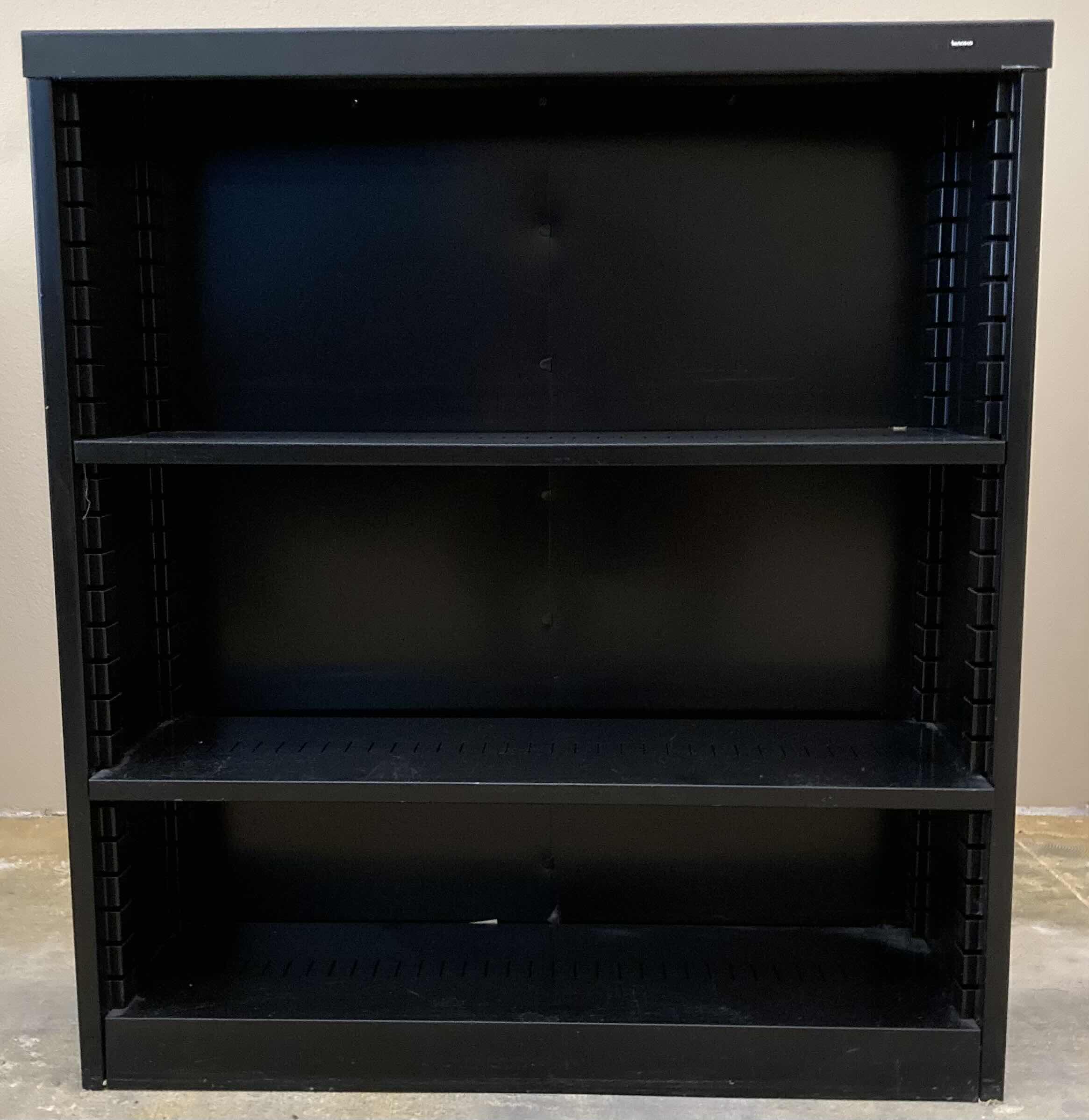 Photo 1 of TENNSCO BLACK METAL 2-SHELF WELDED BOOKCASE 38” X 12” H42”