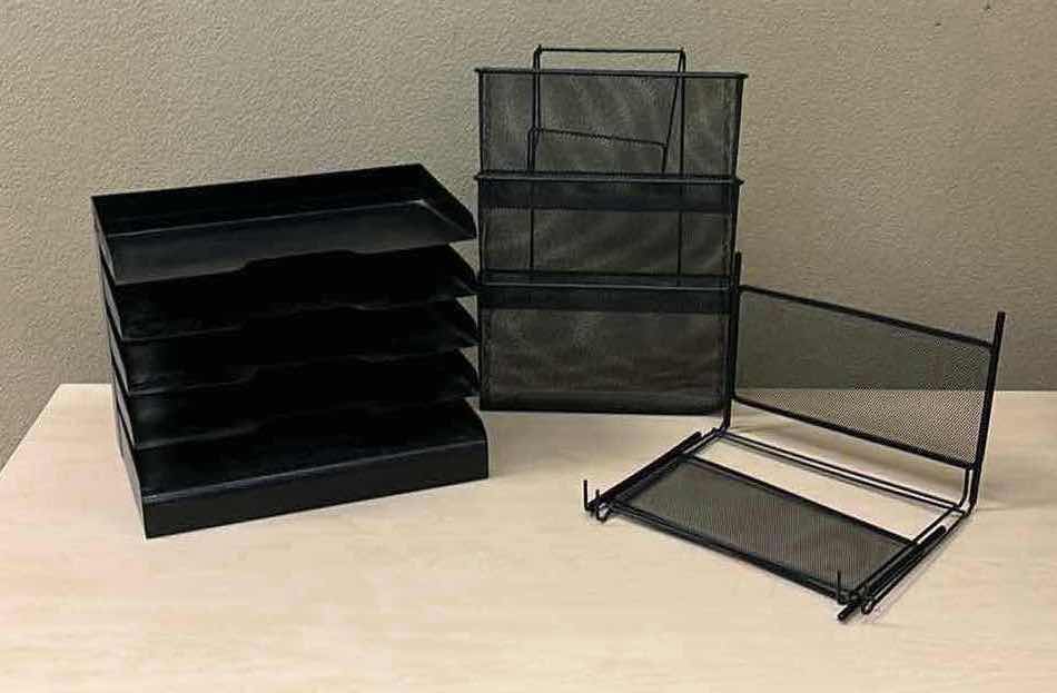 Photo 2 of BLACK METAL FILE HOLDERS & ORGANIZERS (4)