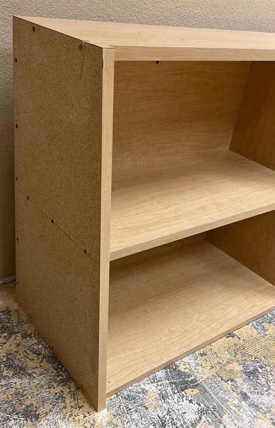 Photo 4 of WOODGRAIN FINISH LAMINATE OFFICE BOOKSHELF 82.5” X 15.5” H26.5”