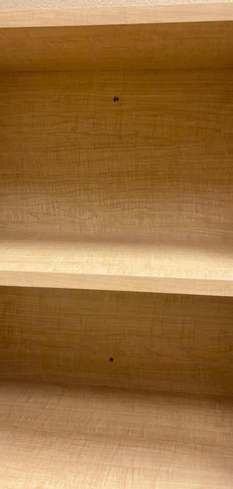 Photo 5 of WOODGRAIN FINISH LAMINATE OFFICE BOOKSHELF 82.5” X 15.5” H26.5”