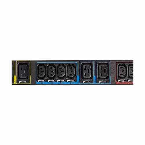 Photo 2 of EATON METERED INPUT RACK PDU L6-30 INPUT 5.76KW MAX 36 C13 & 6 C19 OUTLET GRIP 200V-240V 24A 10” CORD POWER STRIP MODEL EMI104-10